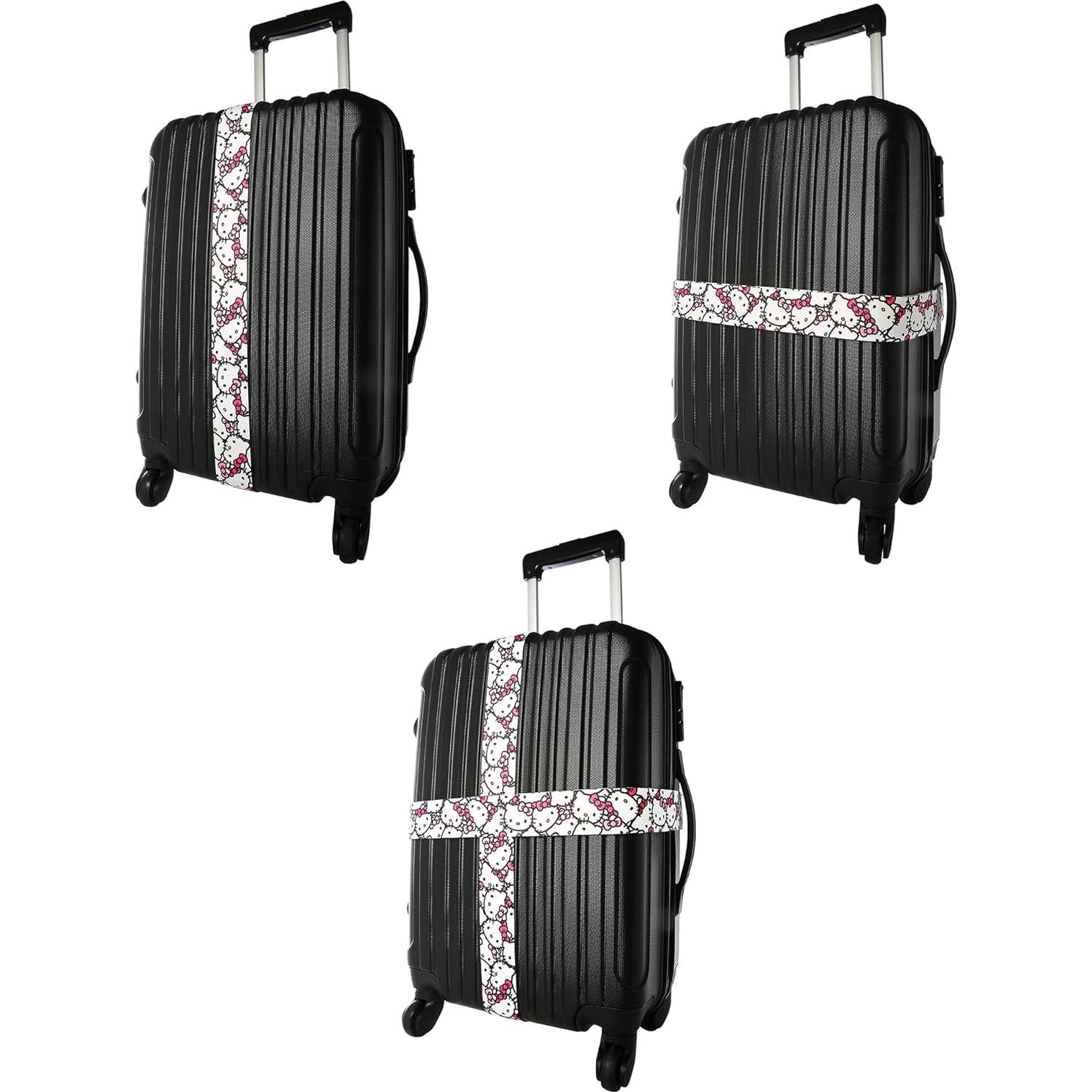 Correas de Equipaje Hello Kitty Ajustables 76 a 183 cm - 2 Piezas