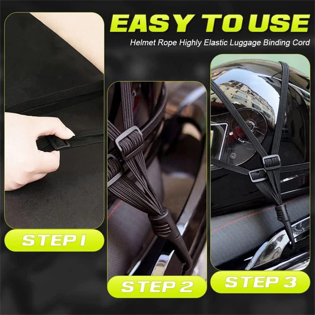 Correa Ajustable para Casco de Motocicleta Teursa - 2 Unidades