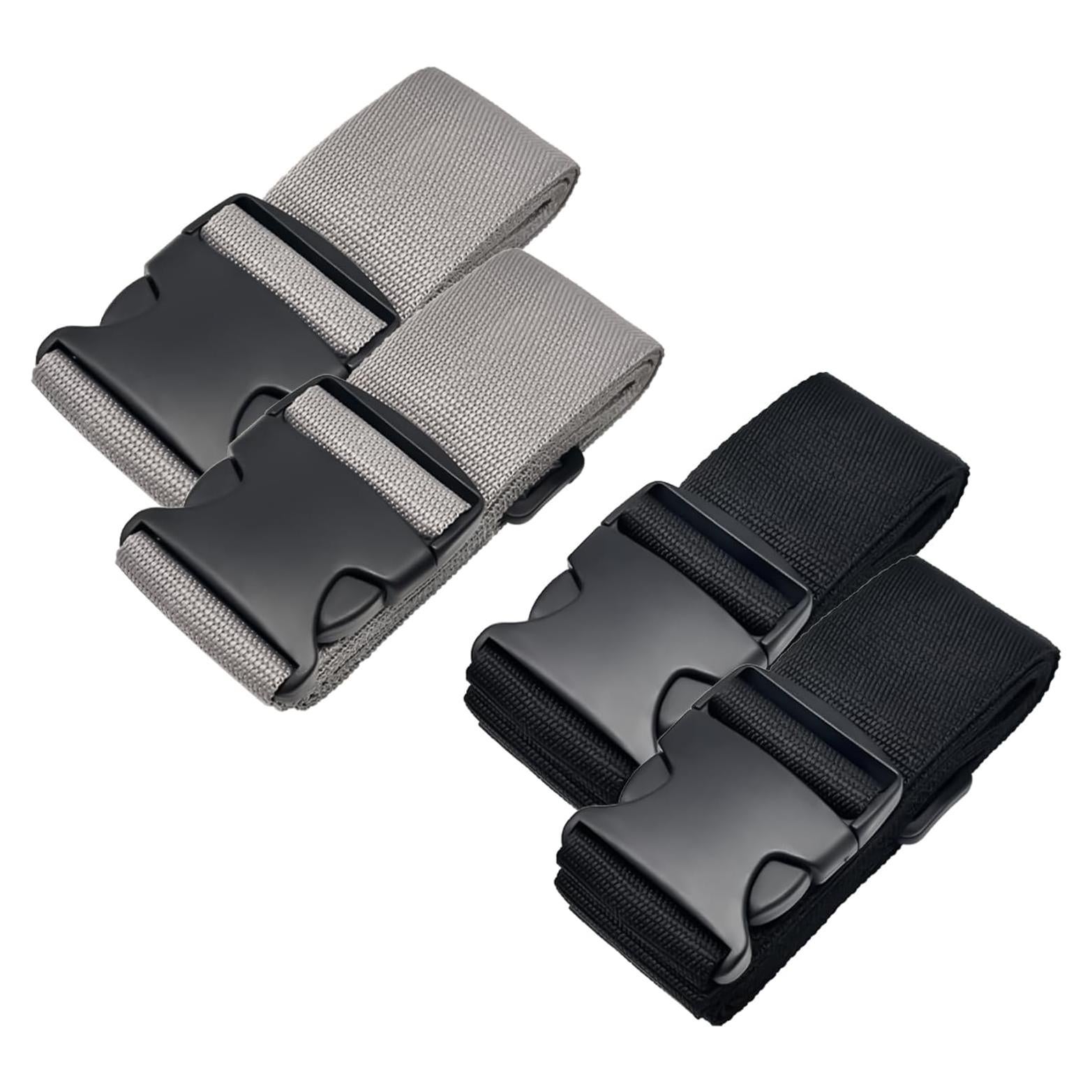 Correas de Equipaje Tmyjfjingxi 4 Piezas Ajustables 5 cm