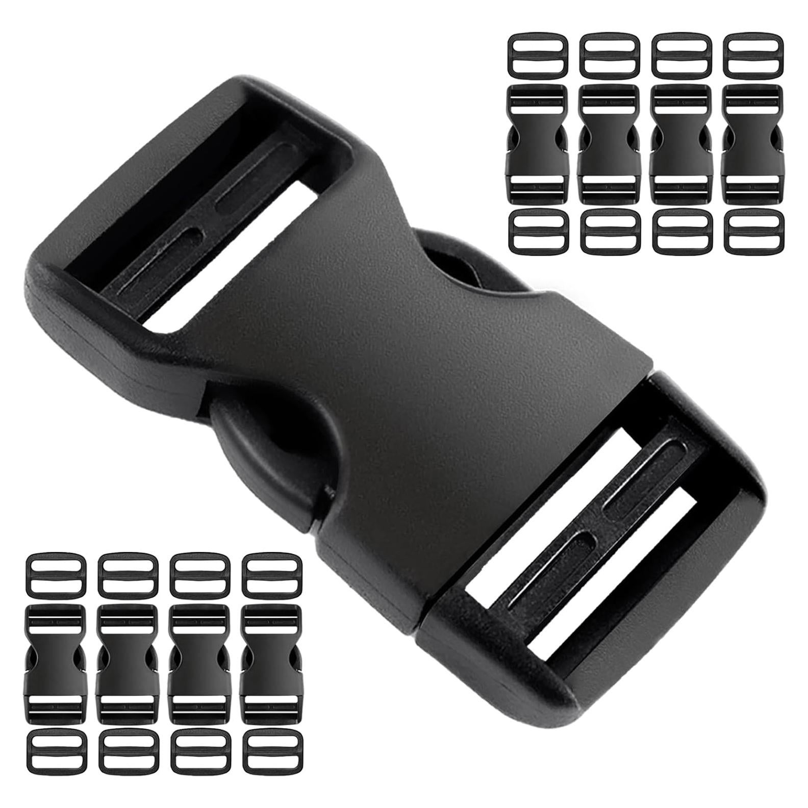 Juego de 8 Hebillas de 25mm Plástico POM para Correas