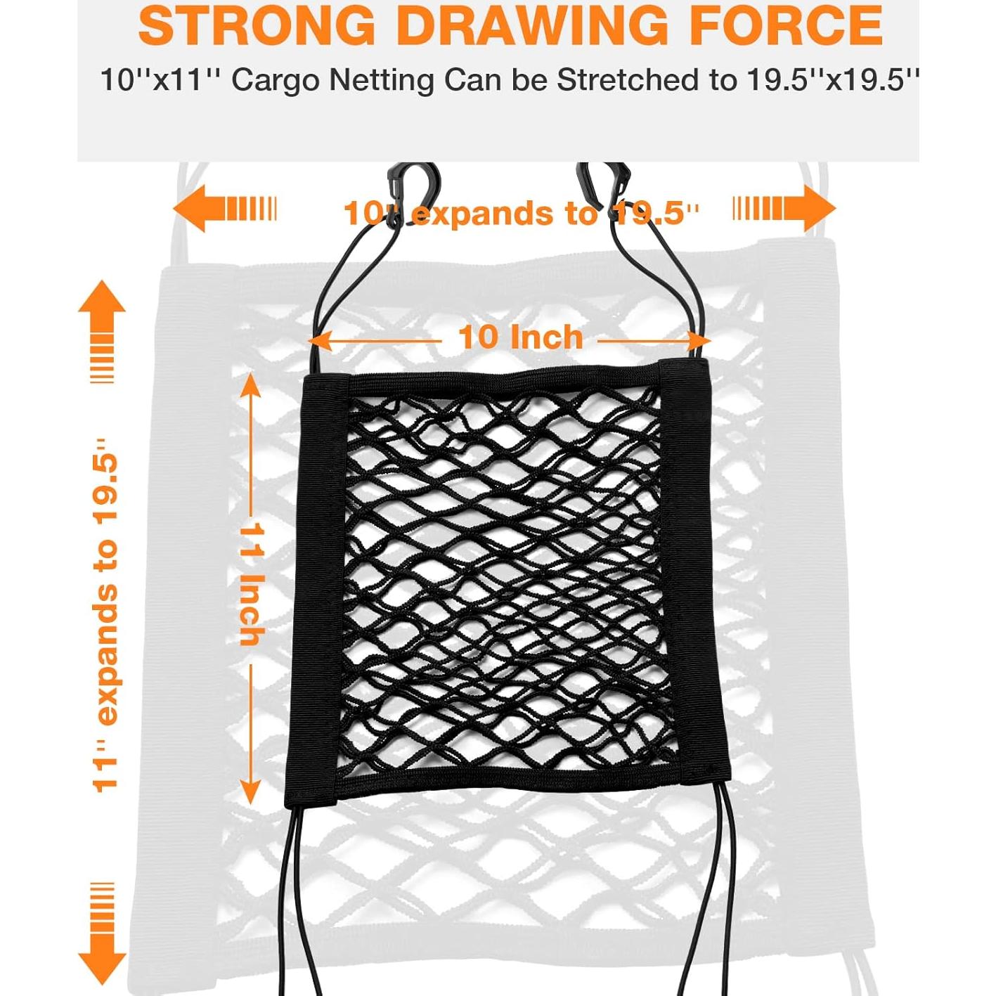 Red de Carga SARDVISA Doble Capa 27.94x25.4 cm Negra