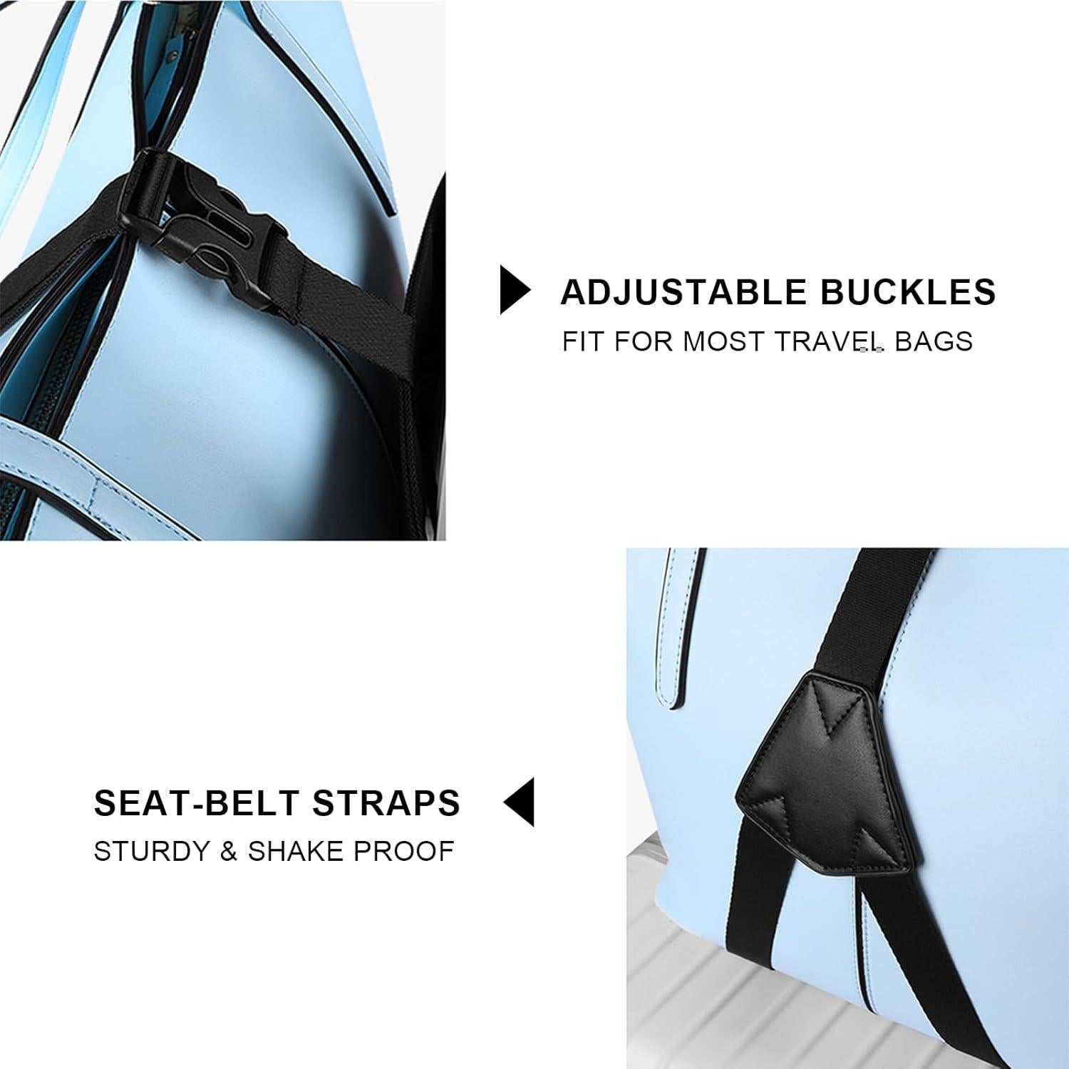 Correa de Equipaje VETHERS VE-HOLDER-3IN1 Nylon Negro