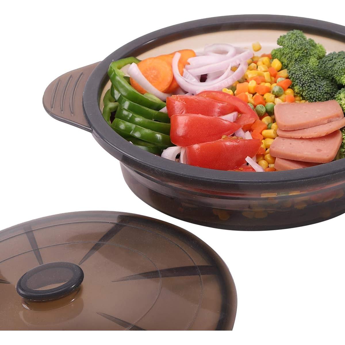 Cocinero al Vapor de Microondas Euchoiz Grande 2.19L