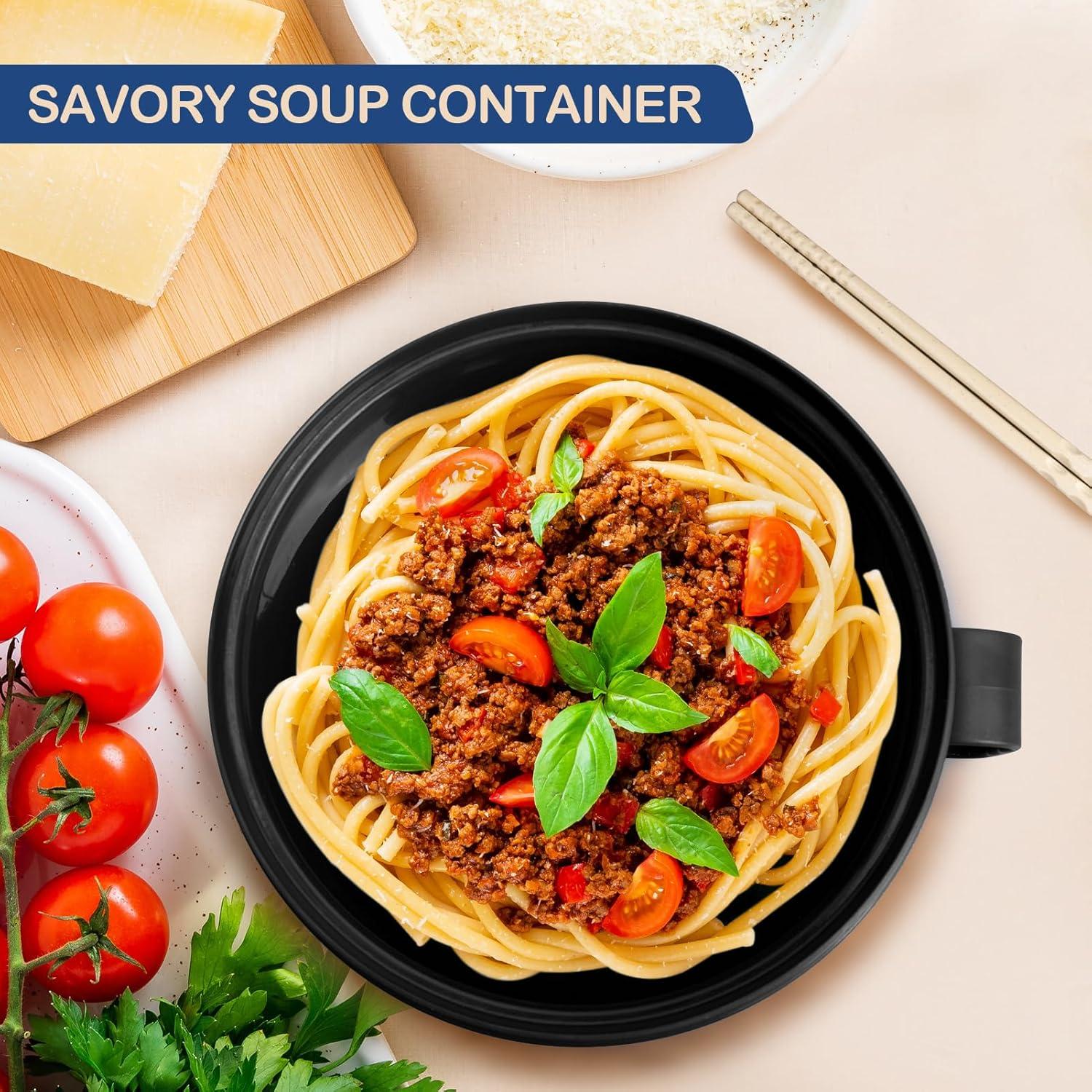 Tazón Cocinero de Ramen RORBAM 48 oz Rojo Libre de BPA