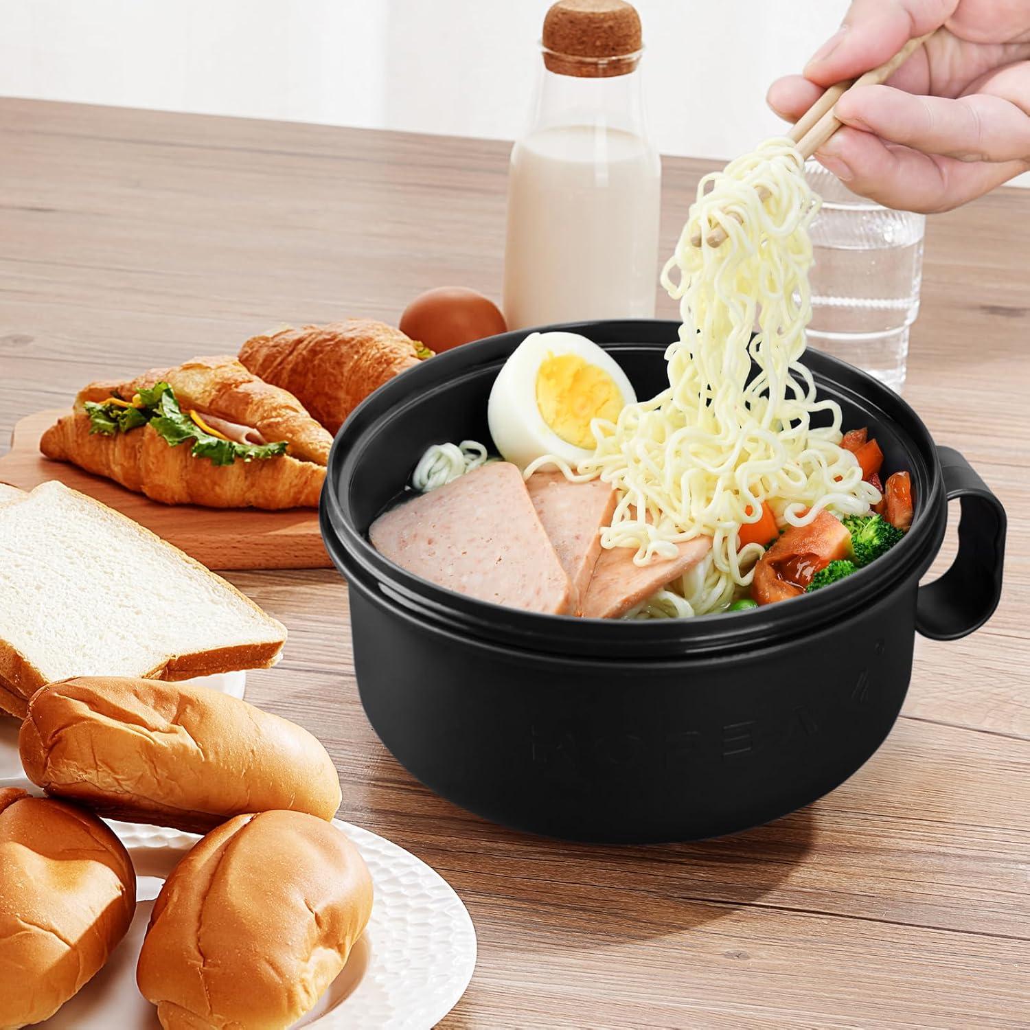 Tazón Cocinero de Ramen RORBAM 48 oz Rojo Libre de BPA