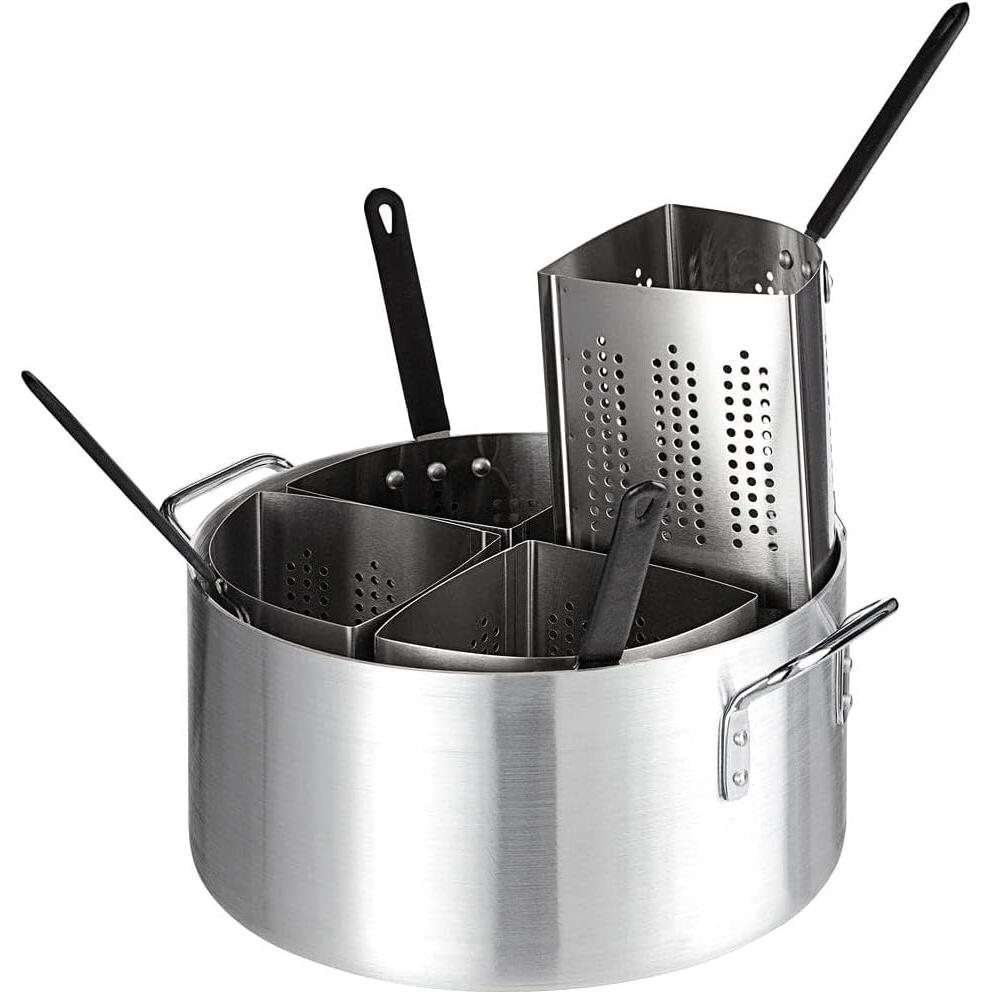 Juego de Cocción Weavura 5 Piezas Olla 20 Qt y Coladores