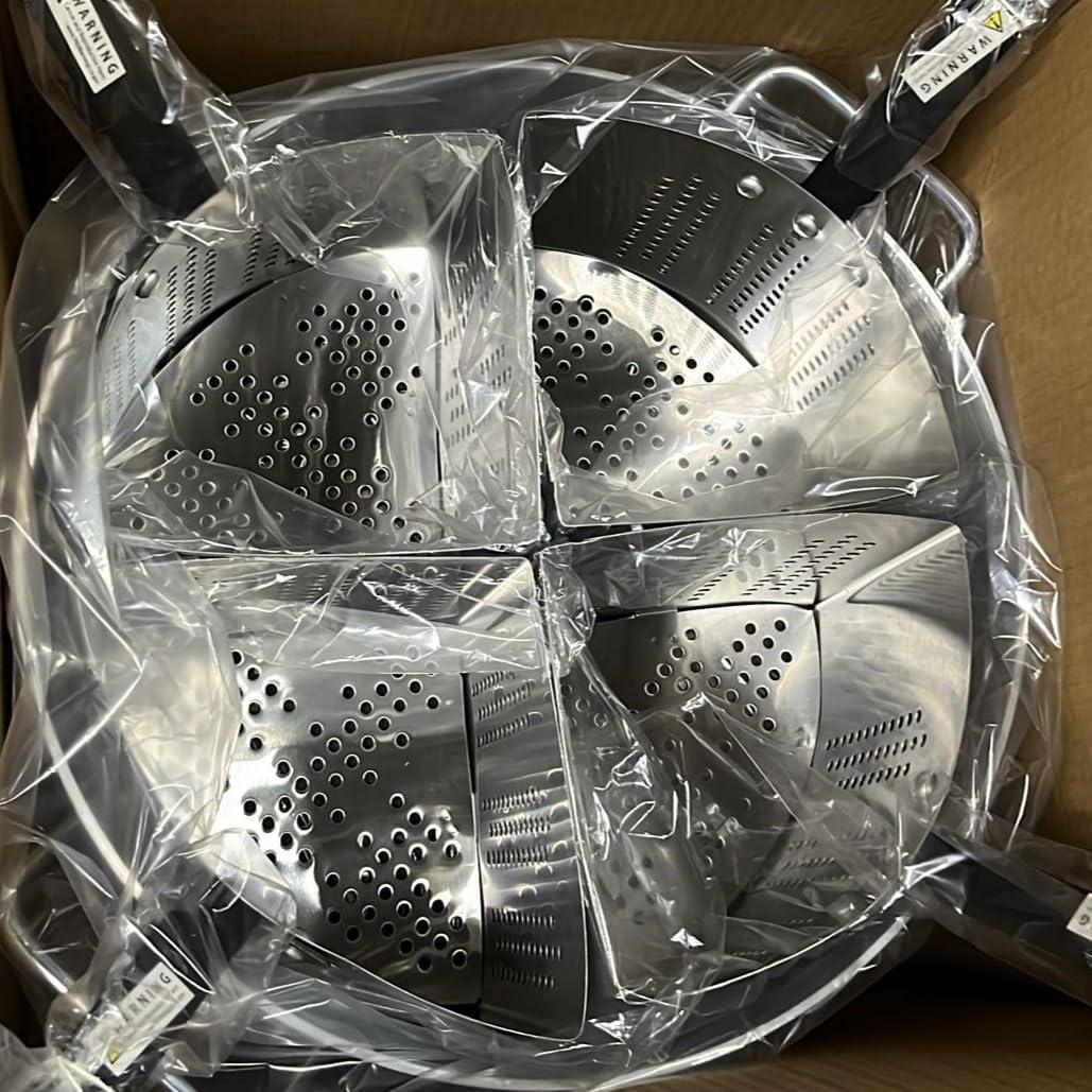 Juego de Cocción Weavura 5 Piezas Olla 20 Qt y Coladores