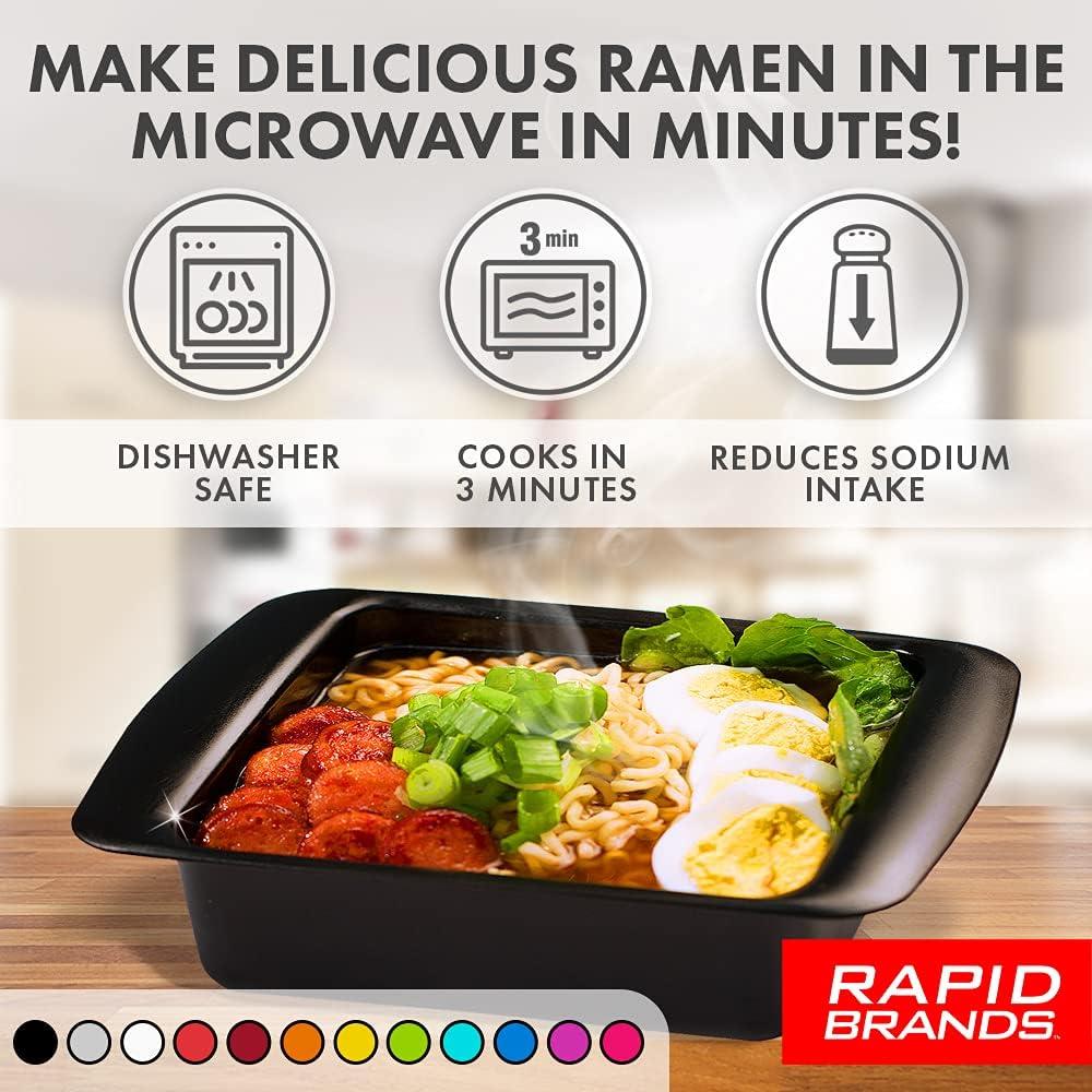 Cocinero de Ramen Rápido Rapid Brands 2 Porciones Rojo