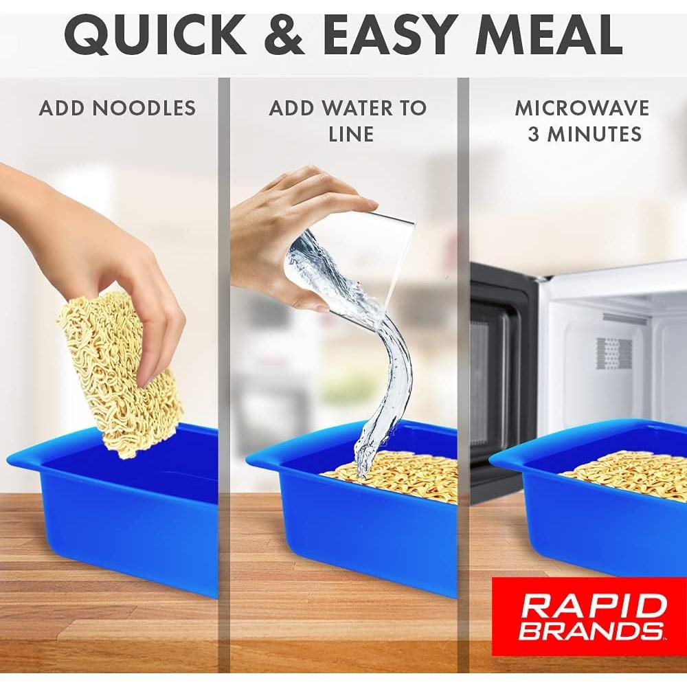 Cocinero de Ramen Rápido Rapid Brands 2 Porciones Rojo