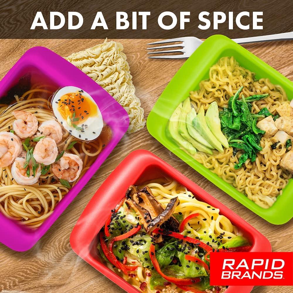 Cocinero de Ramen Rápido Rapid Brands 2 Porciones Rojo