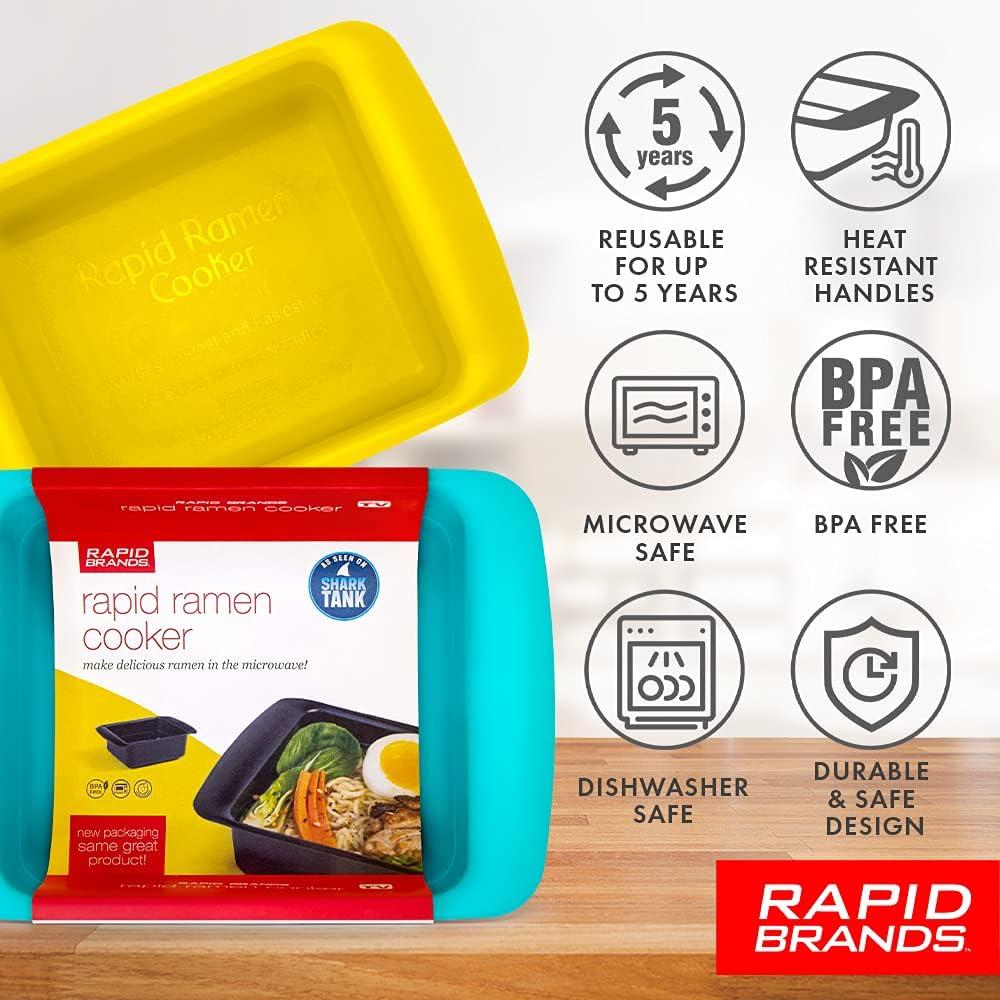 Cocinero de Ramen Rápido Rapid Brands 2 Porciones Rojo