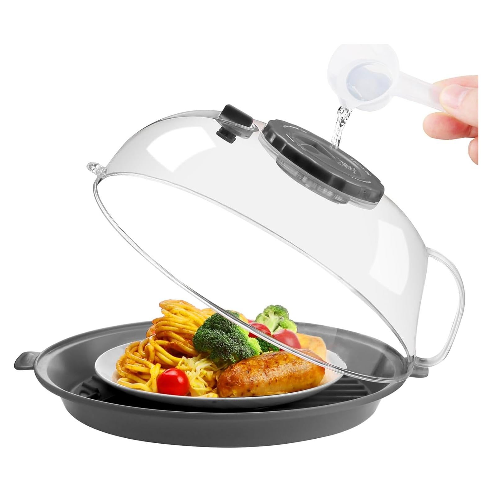 Tapa para Microondas GLOU-GLOU GOOSE 25.9 cm Gris