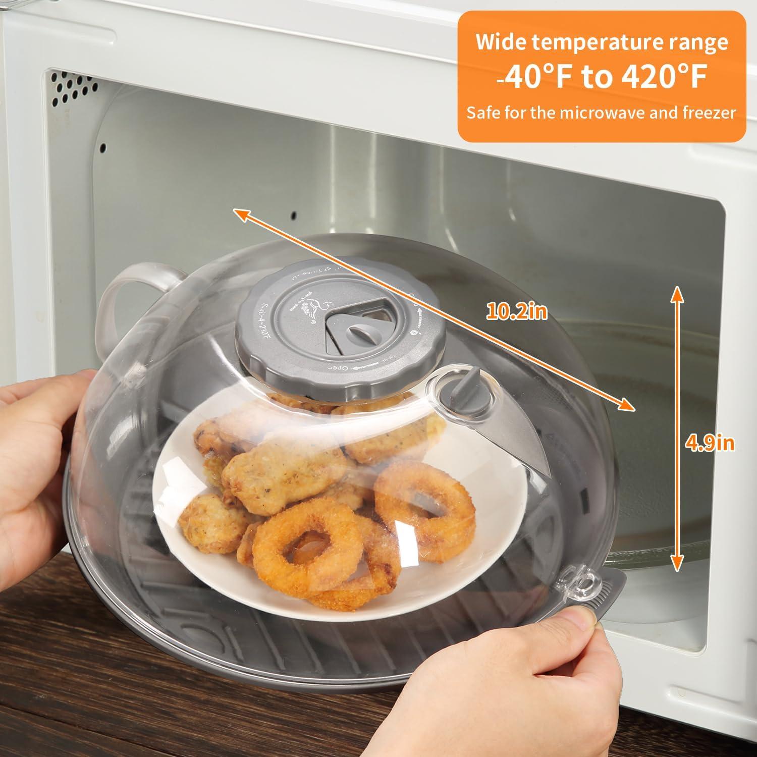 Tapa para Microondas GLOU-GLOU GOOSE 25.9 cm Gris