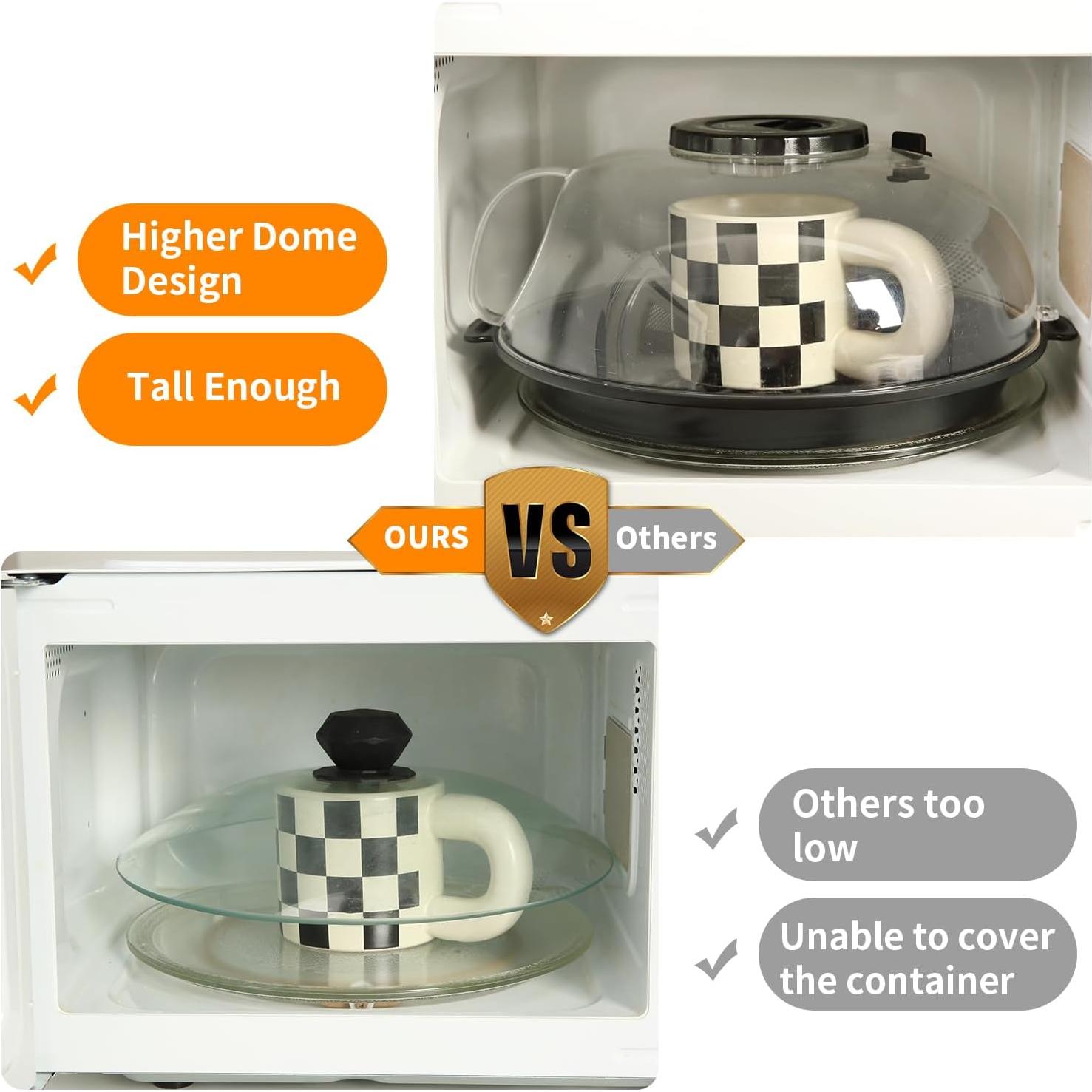 Tapa para Microondas GLOU-GLOU GOOSE 25.9 cm Gris