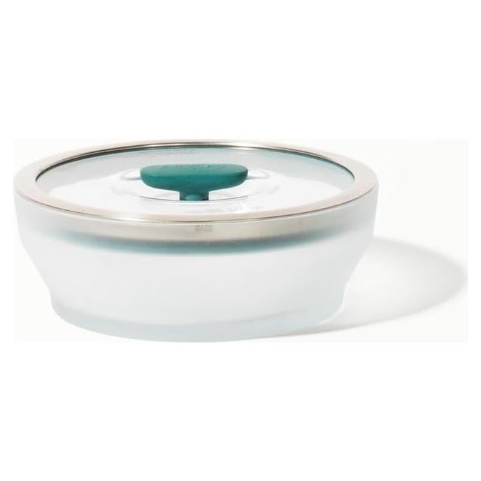 Recipiente de Cocina Anyday 4 Tazas Vidrio Hermético