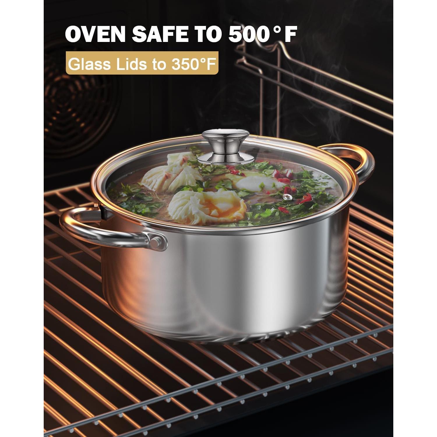 Set de Olla de Pasta 8 Litros Cook N Home 4 Piezas