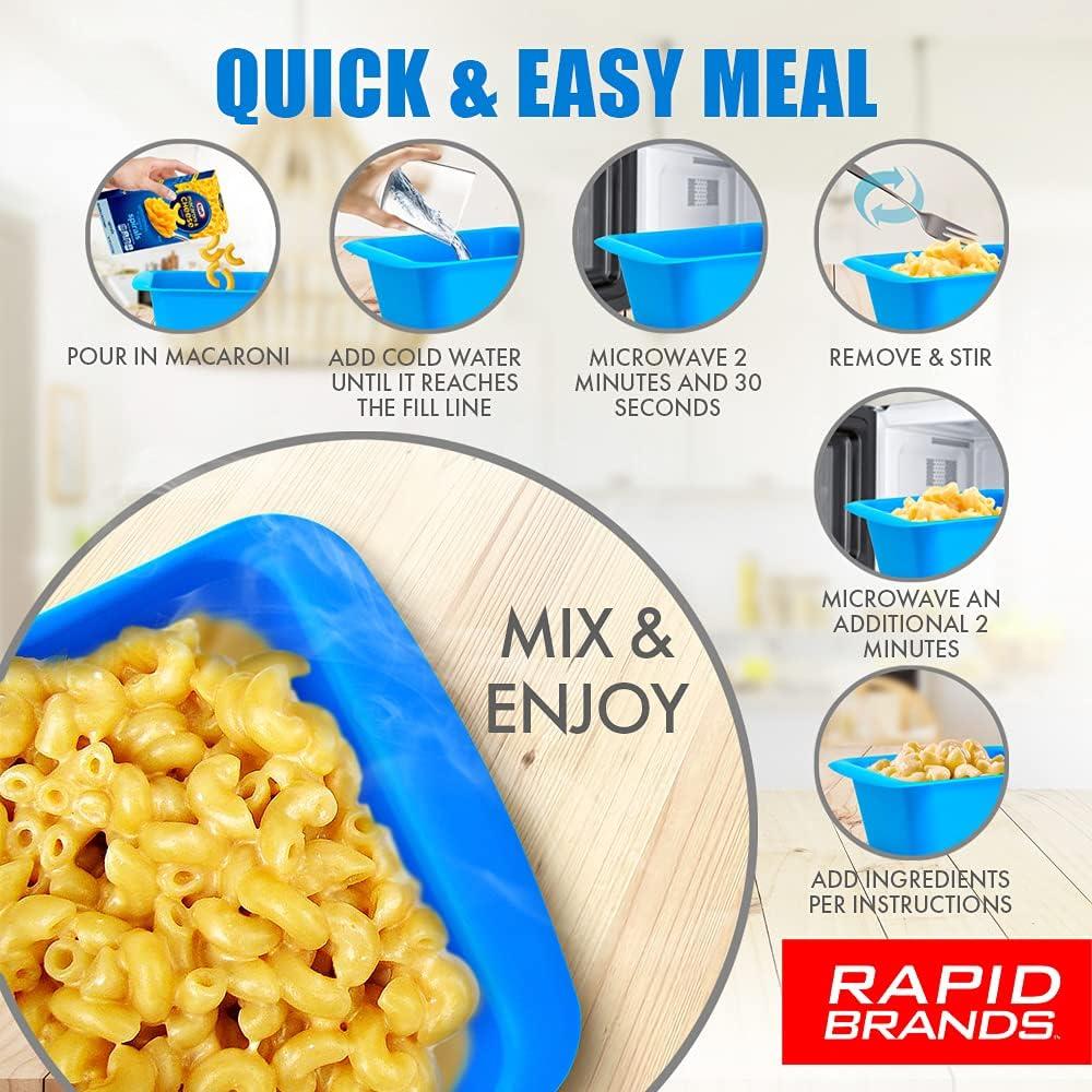 Cocinero Rápido de Macarrones Rapid Brands RMC-1001-BLU 130g