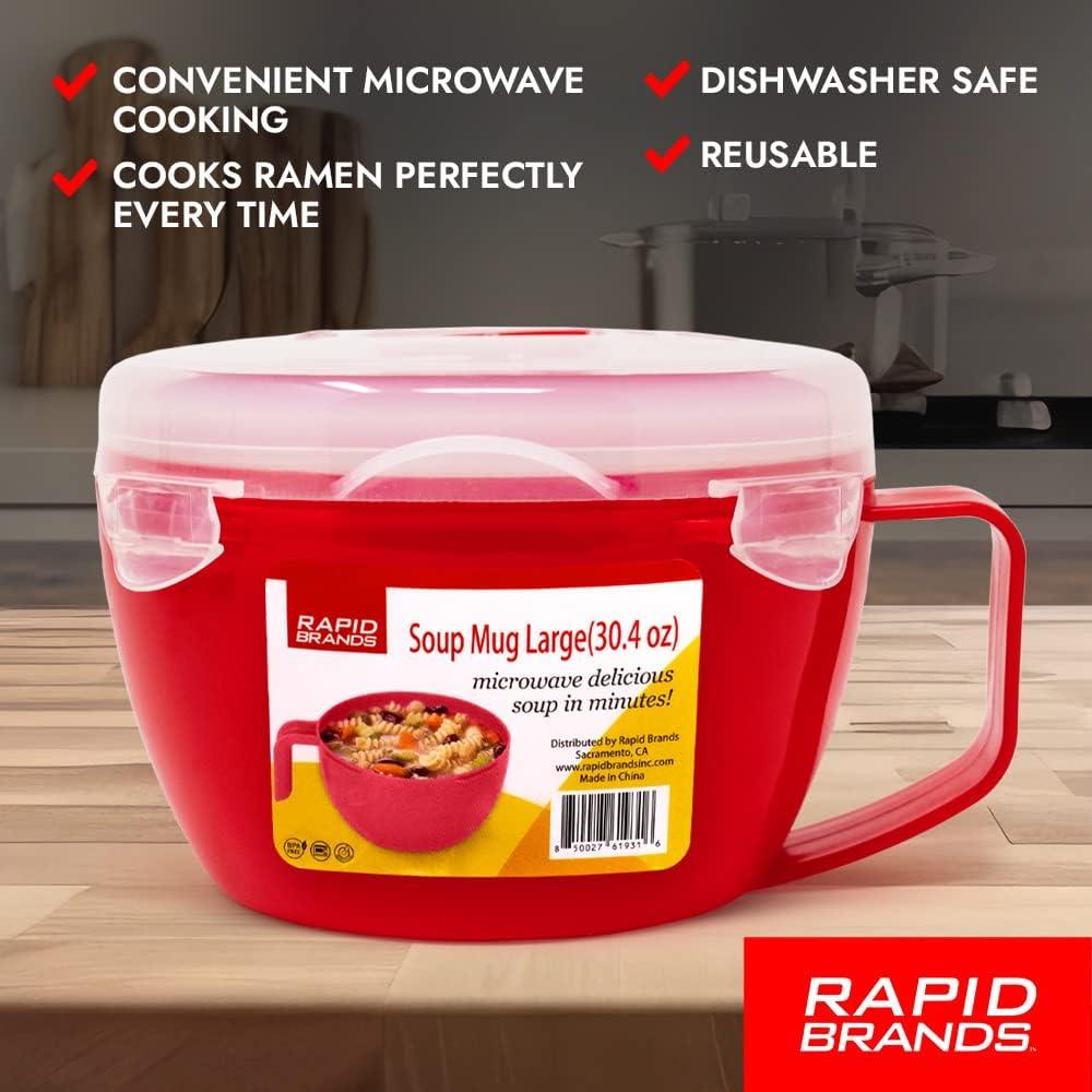 Taza de Sopa Rápida Rapid Brands 0.91 kg Microondas