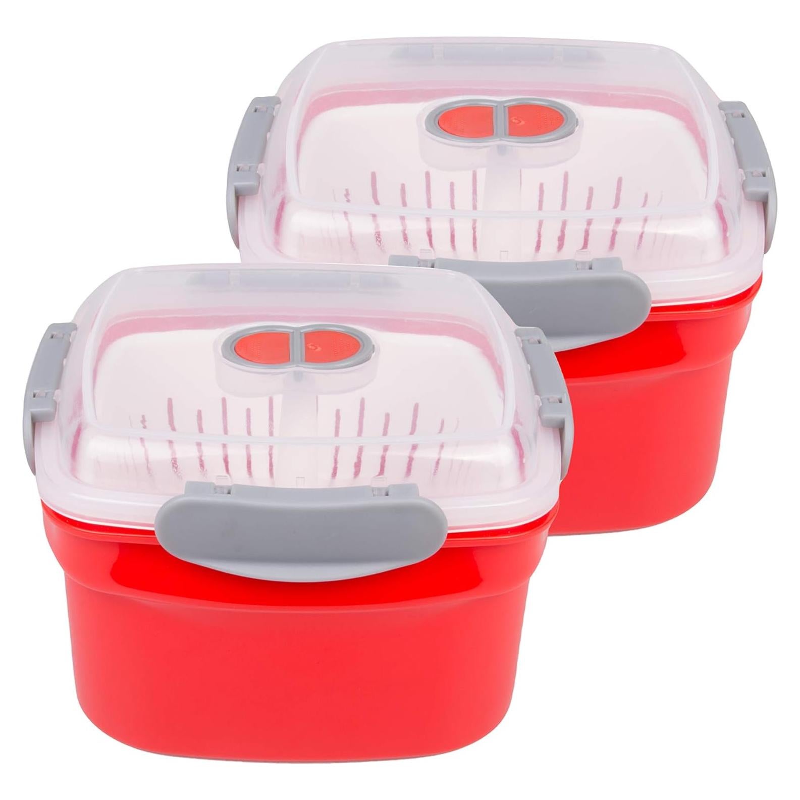 Juego de 2 recipientes para microondas Good Cooking 1.3L