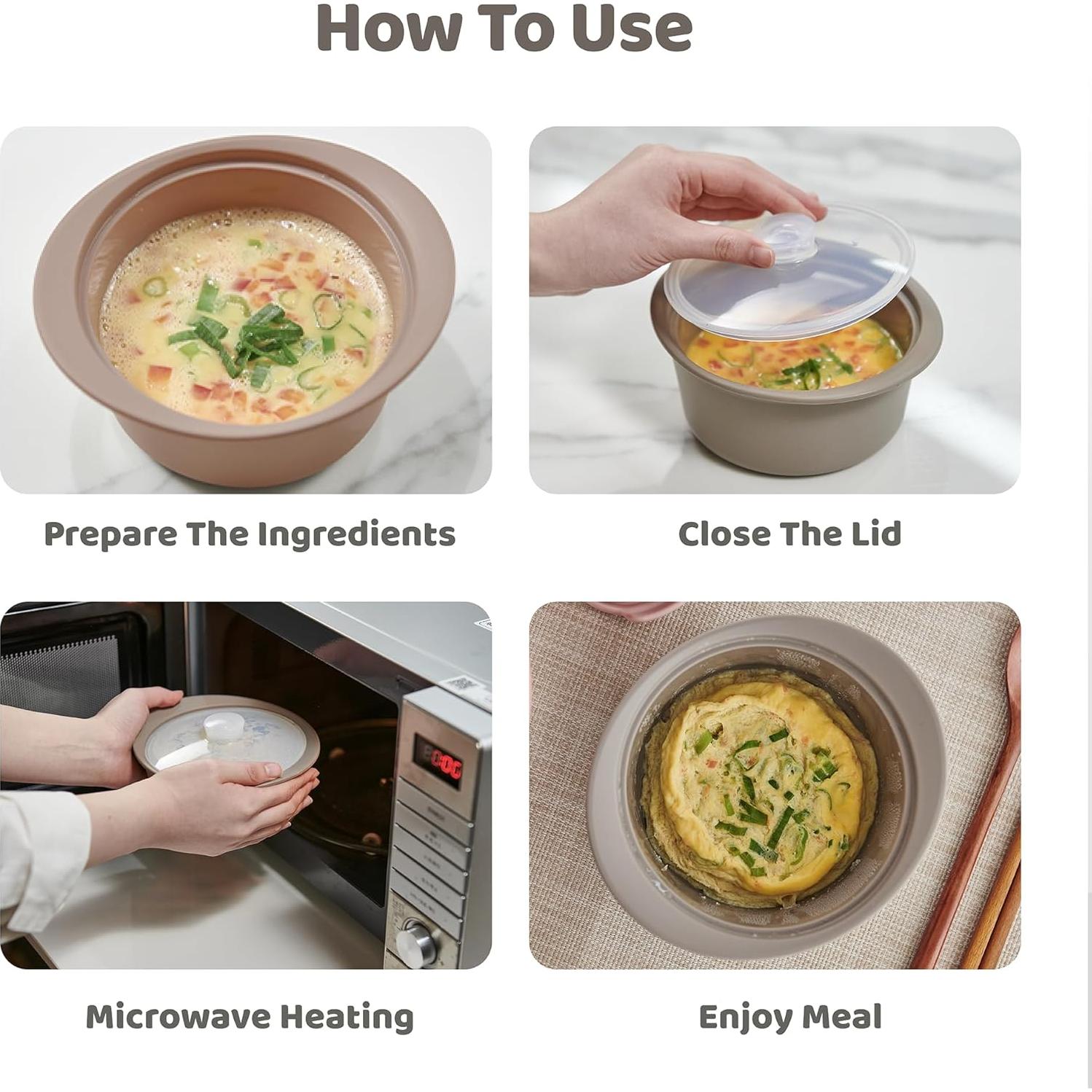 Olla Vapor de Silicona SHINSUNG 0.77kg con Tapa y Mango