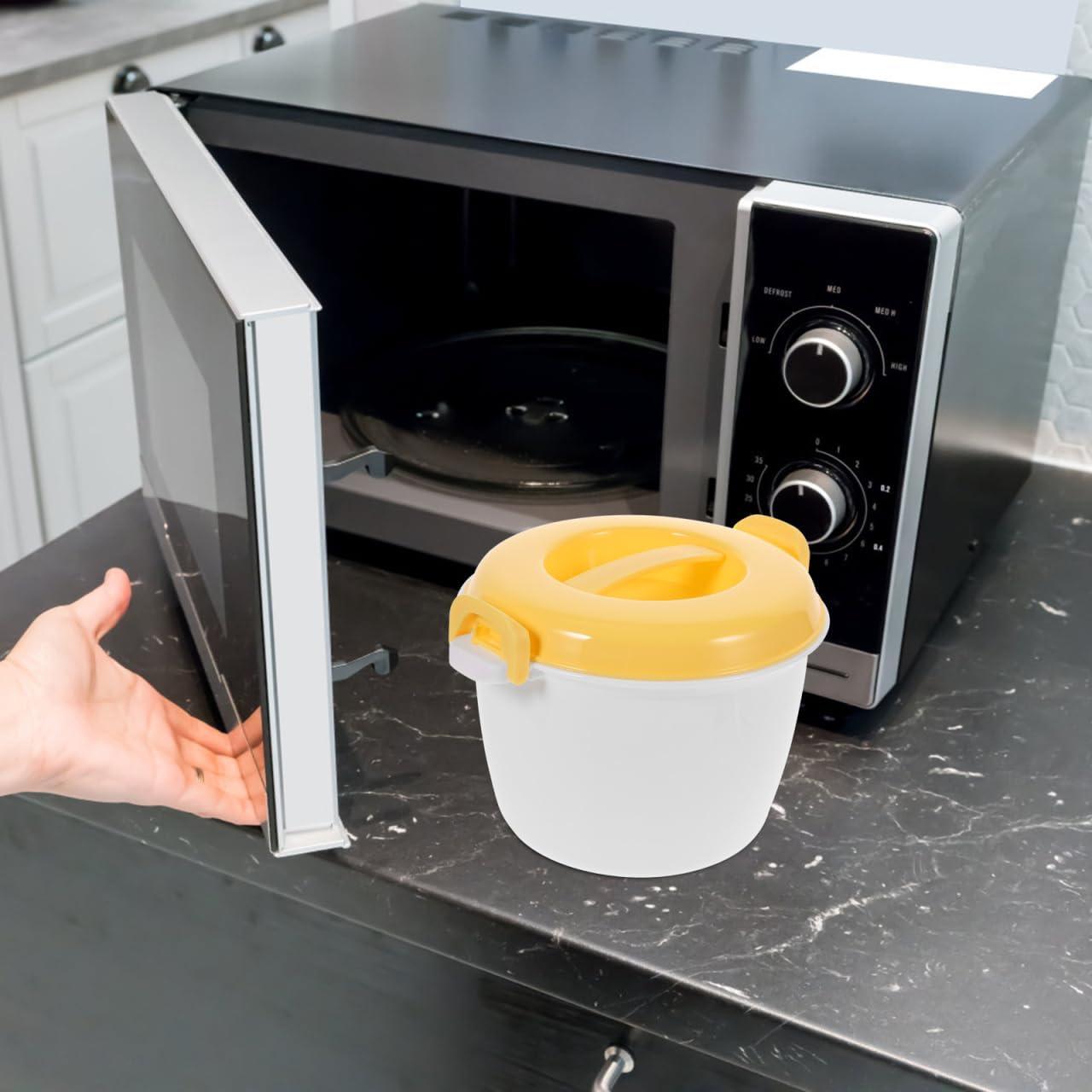 Cocinero de Arroz Microondas Hemoton 4 Tazas Azul Compacto