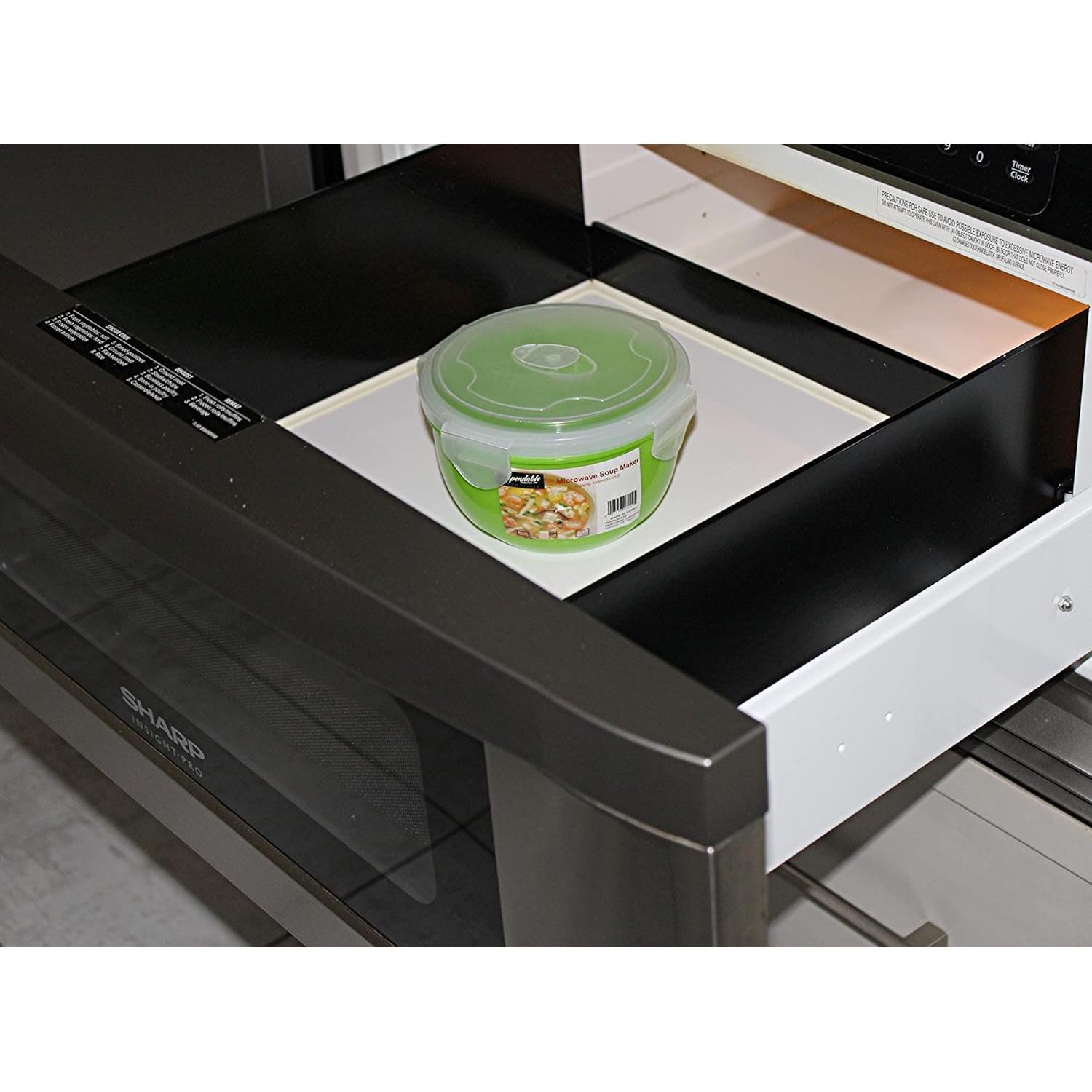 Tazón para sopa microondas Dependable 940 mL con tapa