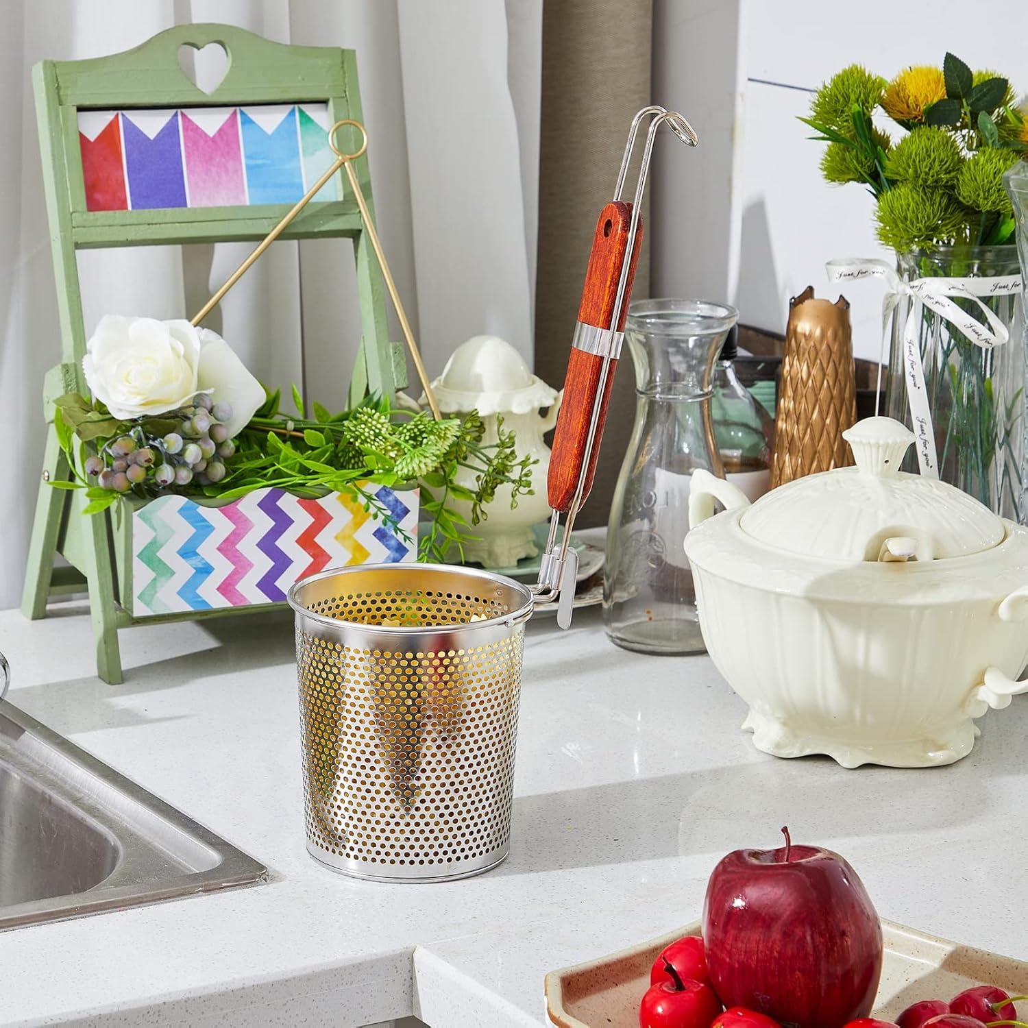 Olla de Pasta Tessco 6 Pcs Acero Inoxidable 13,21 cm