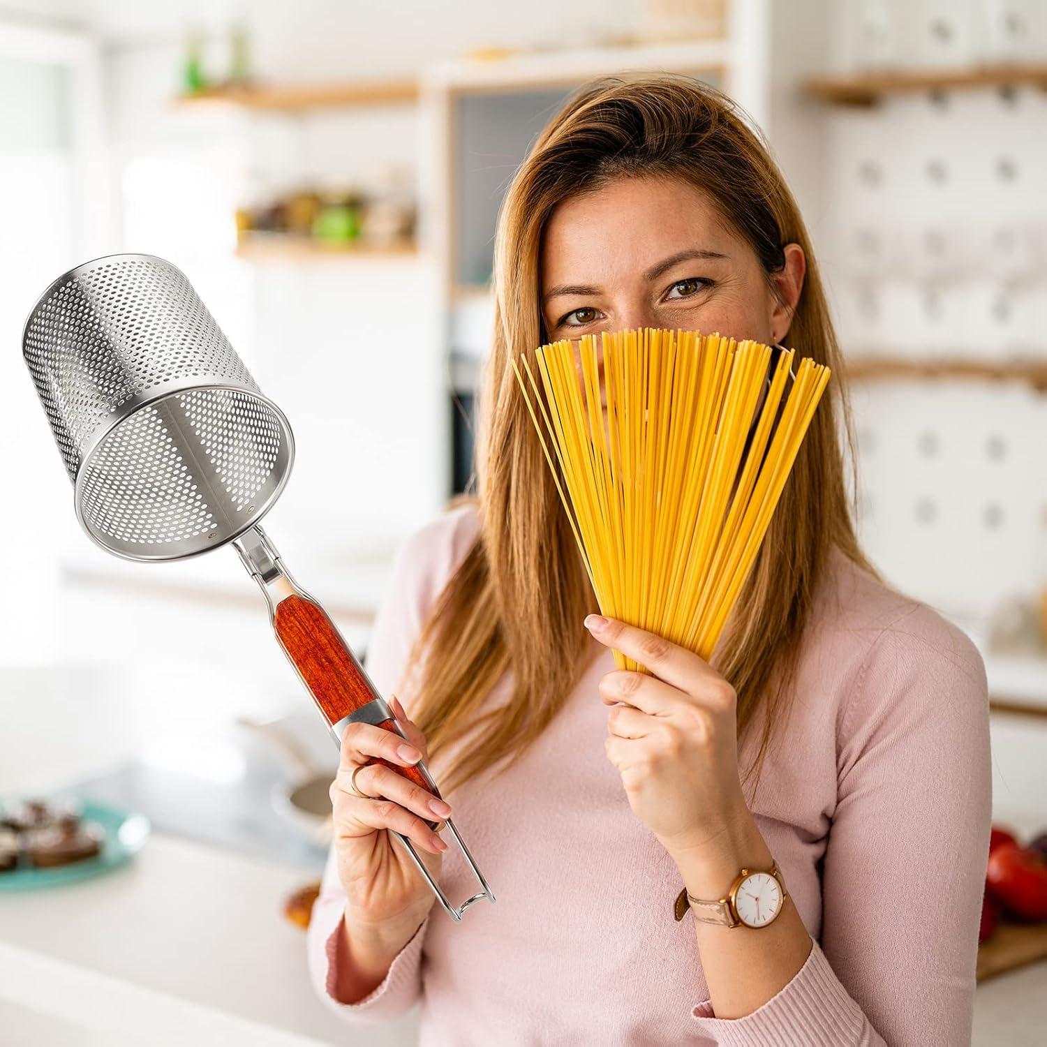 Olla de Pasta Tessco 6 Pcs Acero Inoxidable 13,21 cm