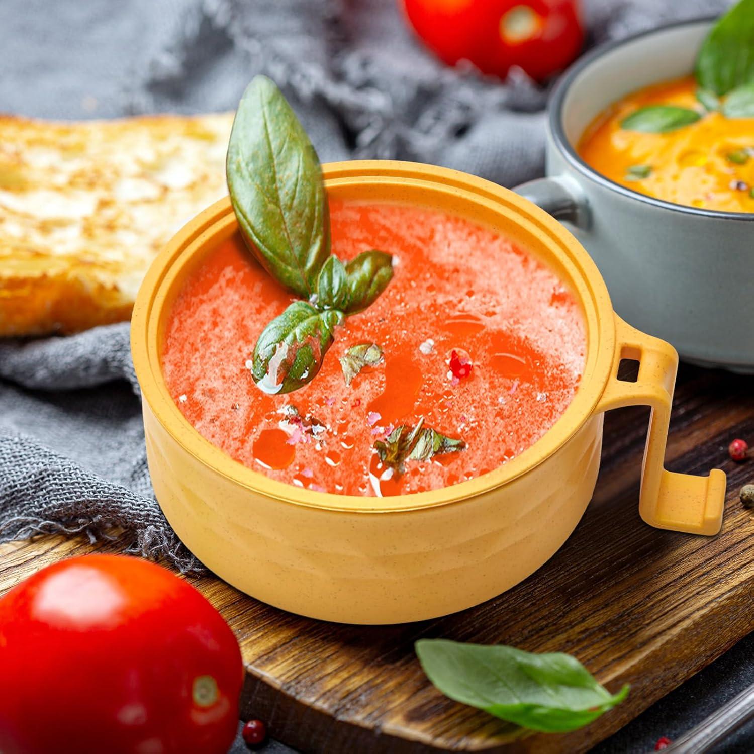 Juego de 8 Tazones de Ramen Romooa 33 oz Microondas