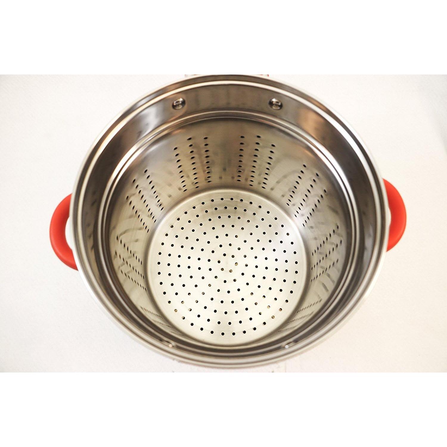 Cocinero Multifuncional ExcelSteel 8 Qt Acero Inoxidable