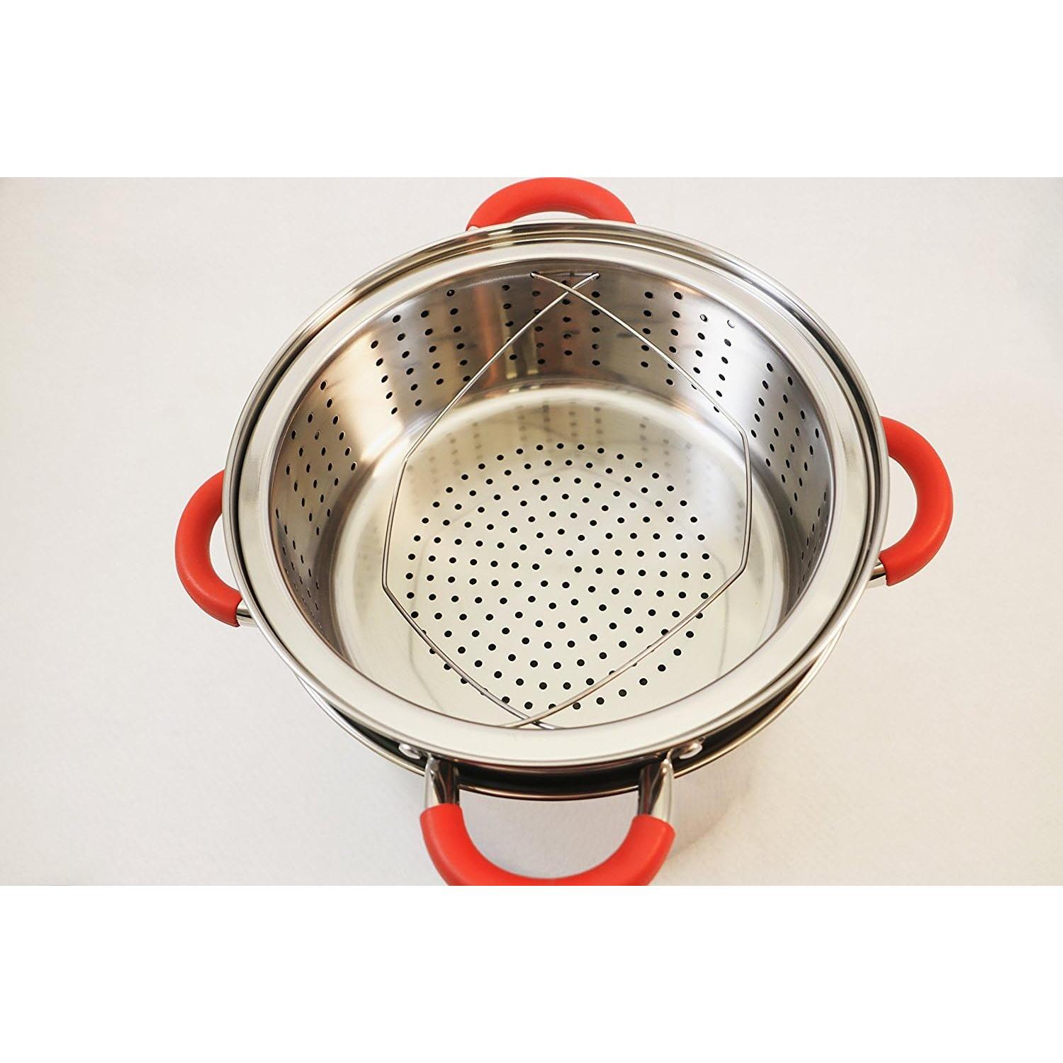 Cocinero Multifuncional ExcelSteel 8 Qt Acero Inoxidable