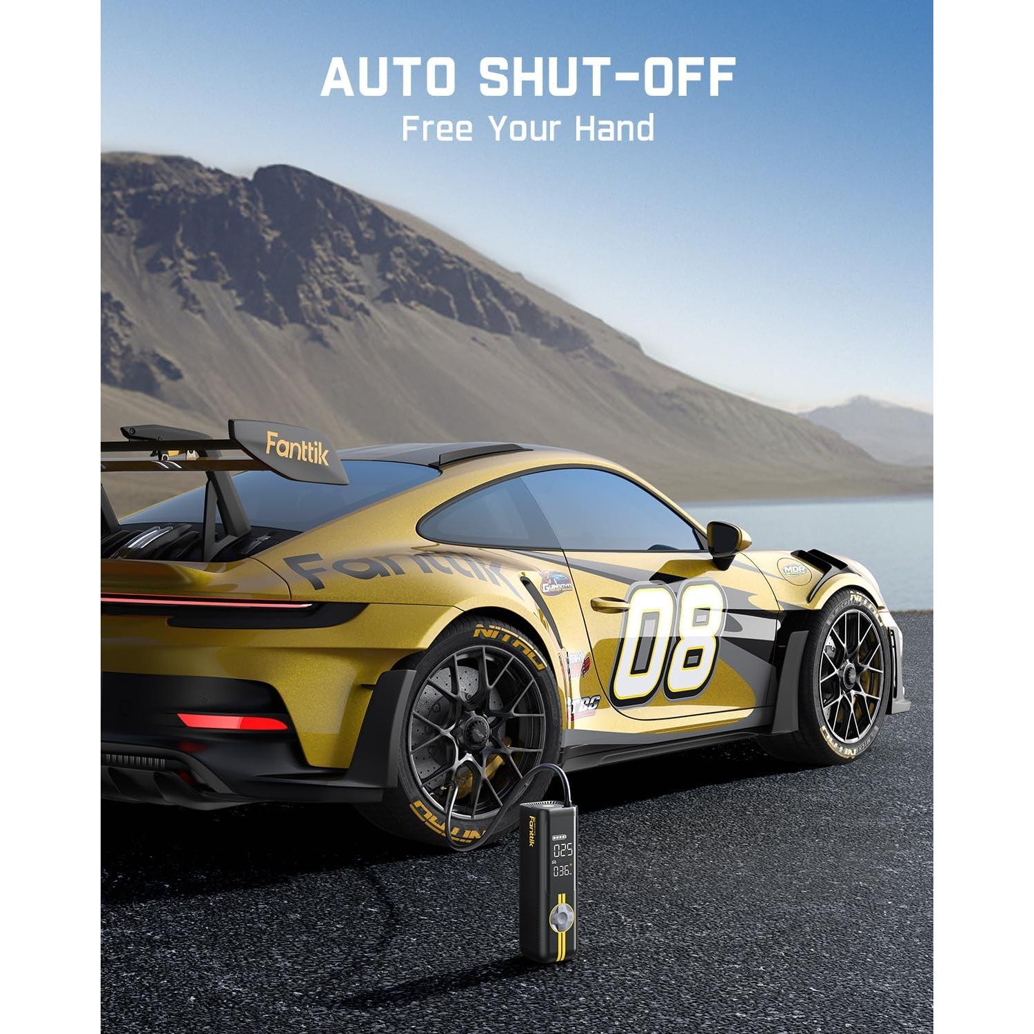 Inflador de Neumáticos Fanttik X8 APEX 150 PSI Portátil