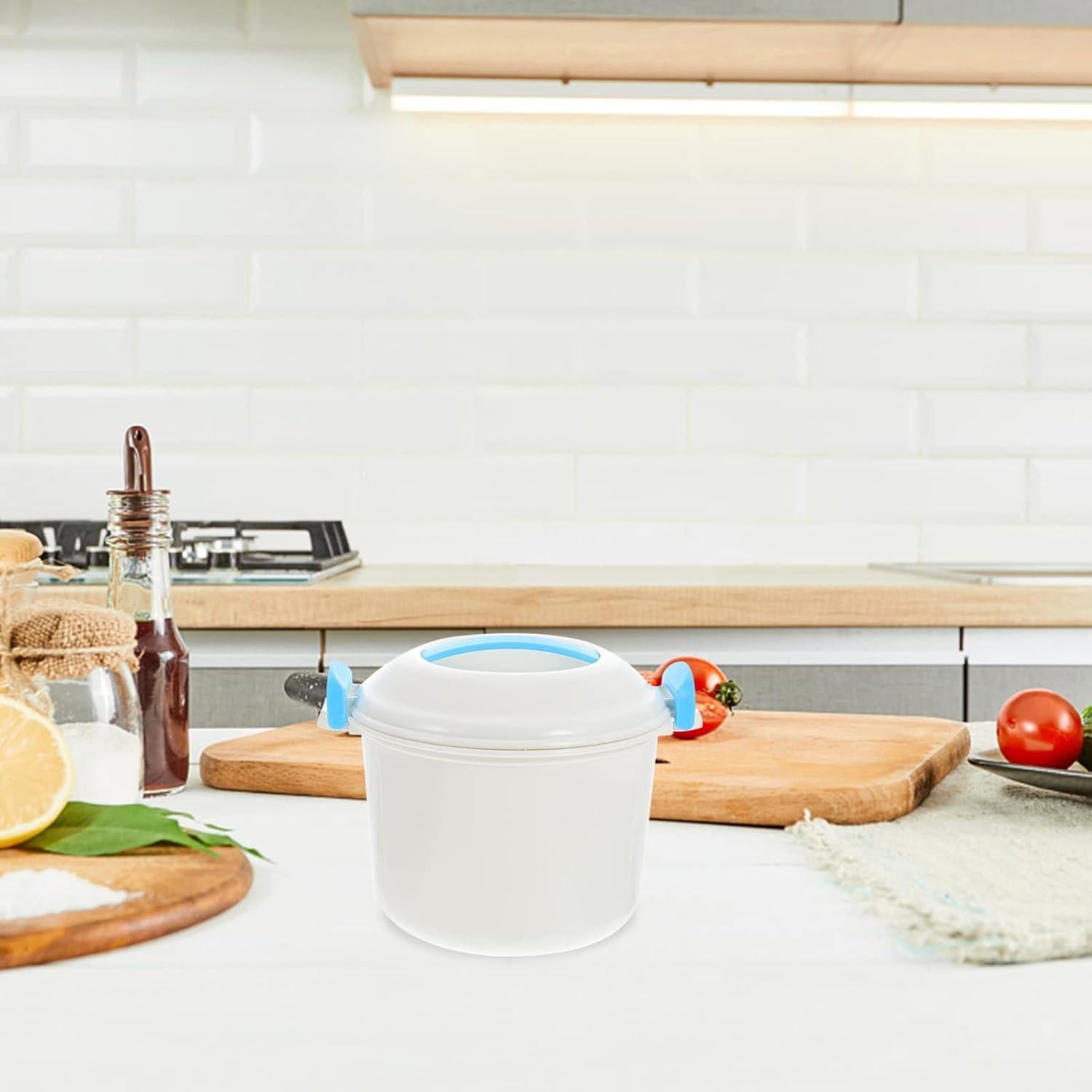 Vaporera Multifuncional UPKOCH 1.8L para Microondas 20cm