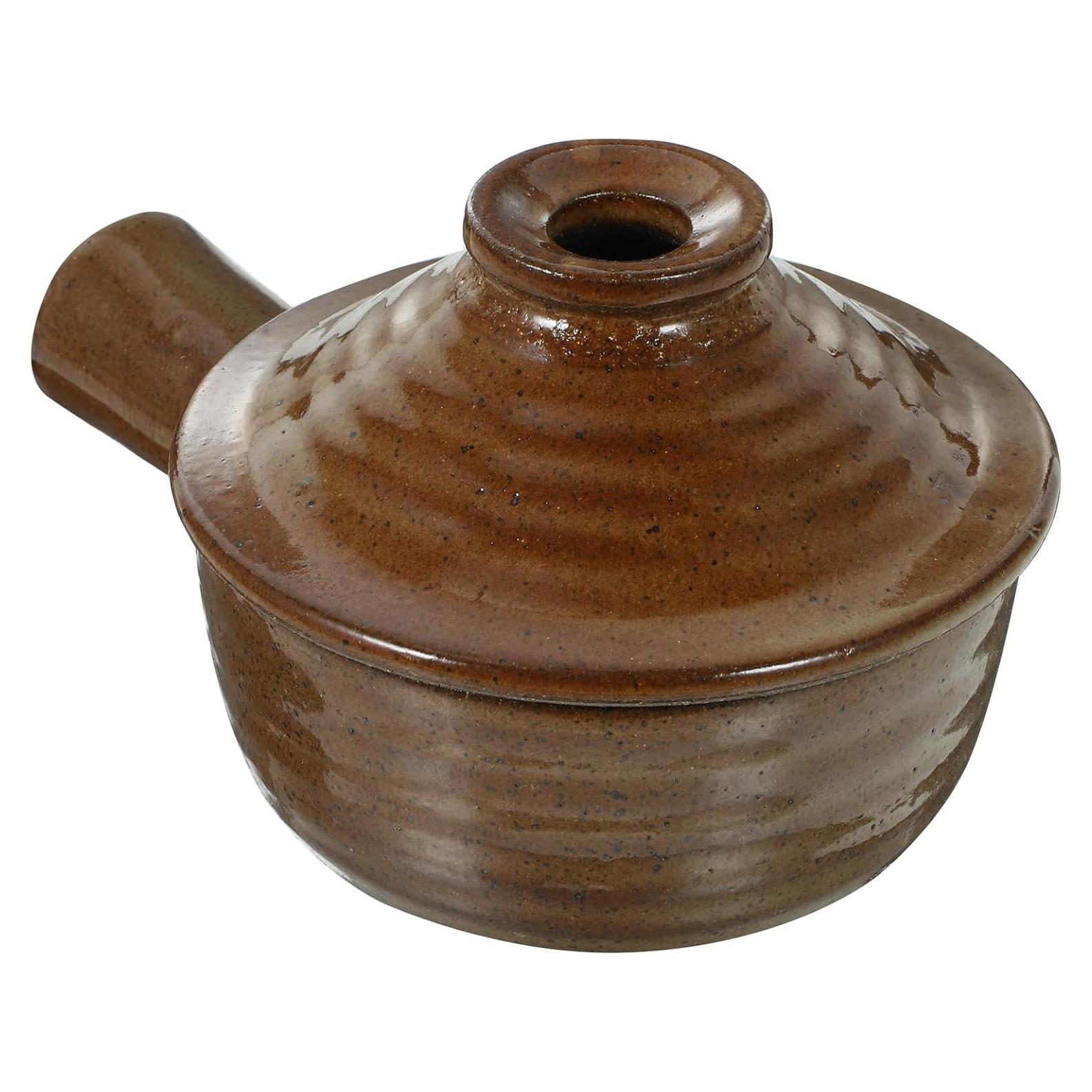 Olla de Cerámica Tofficu 0.71 kg con Tapa para Microondas