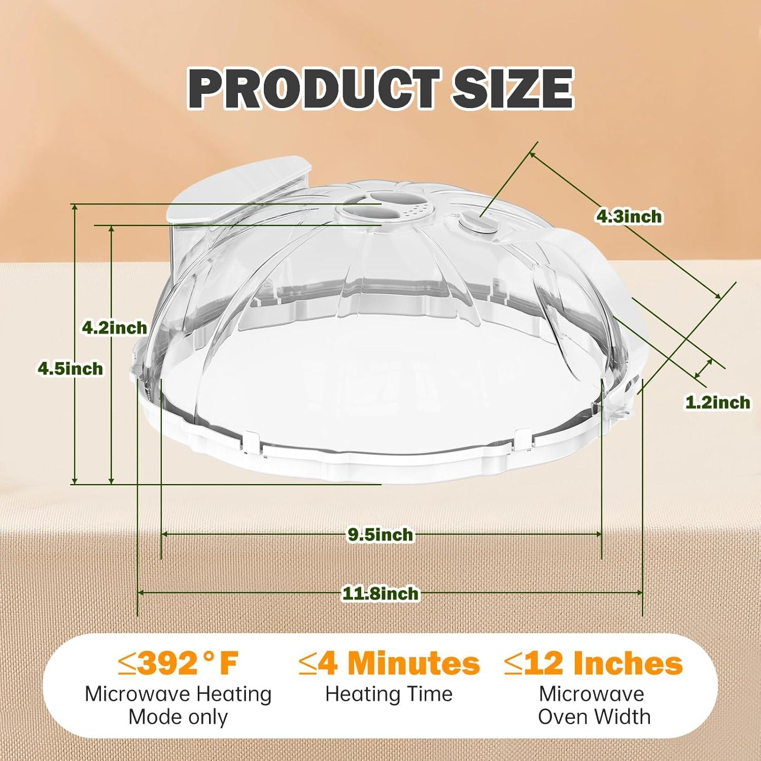 Cubierta para Microondas Henlisen 25,4 cm Transparente