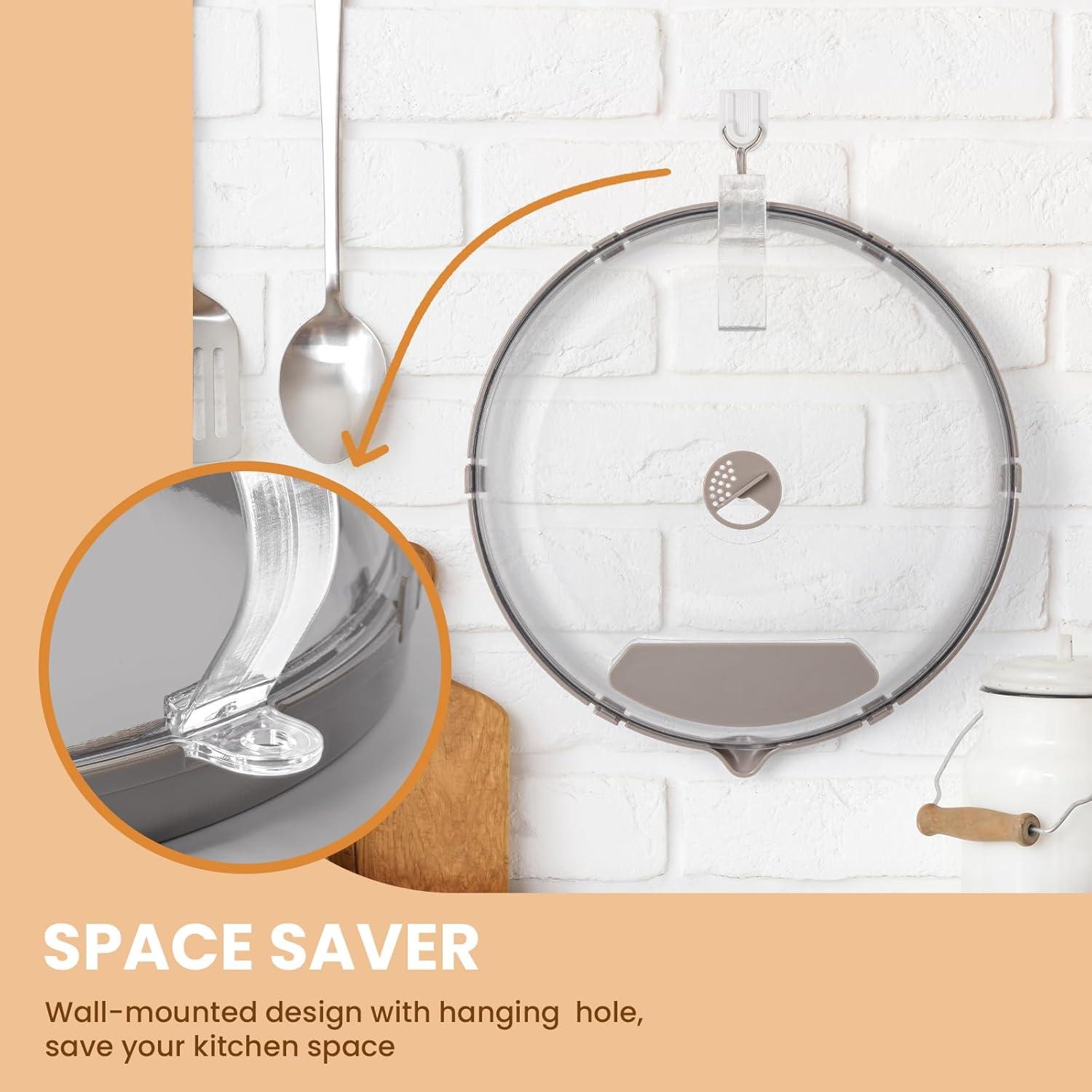 Cubierta para Microondas Gracenal 10" con Mango y Vaporizador