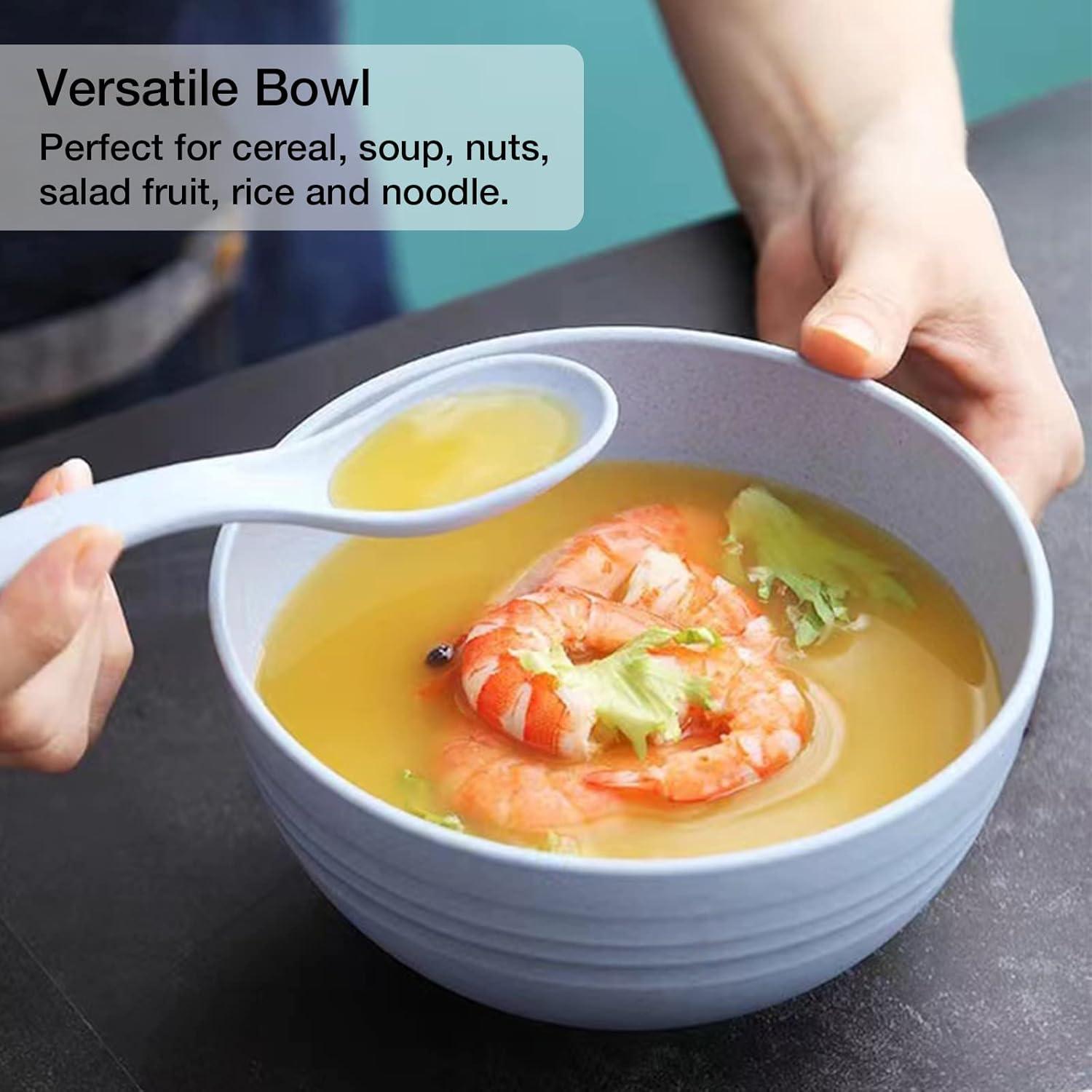 Juego de 6 Tazones Irrompibles Gencywe 24 oz Ecológicos