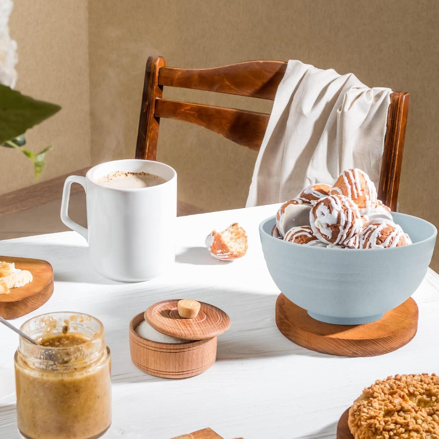 Juego de 6 Tazones Irrompibles Gencywe 24 oz Ecológicos