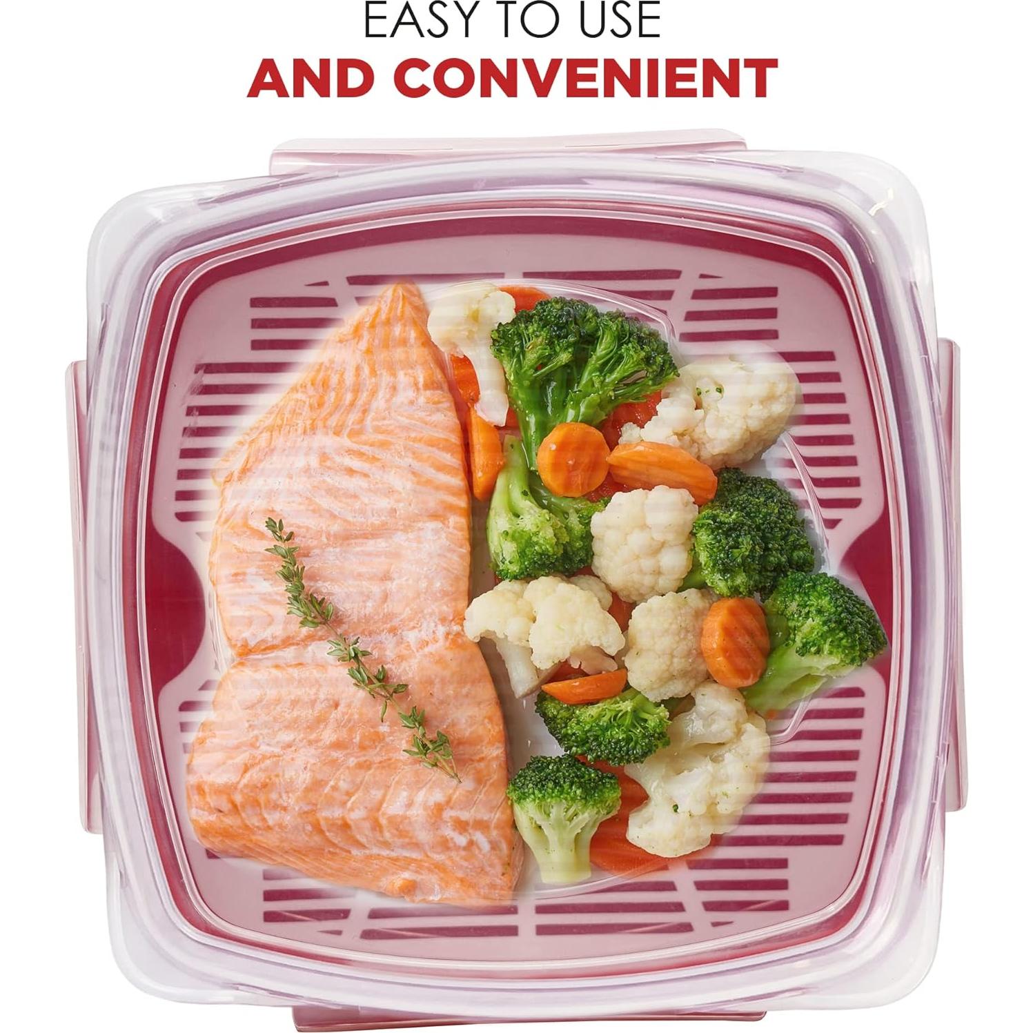 Vaporera de Microondas EXULTIMATE para Verduras y Arroz 414g