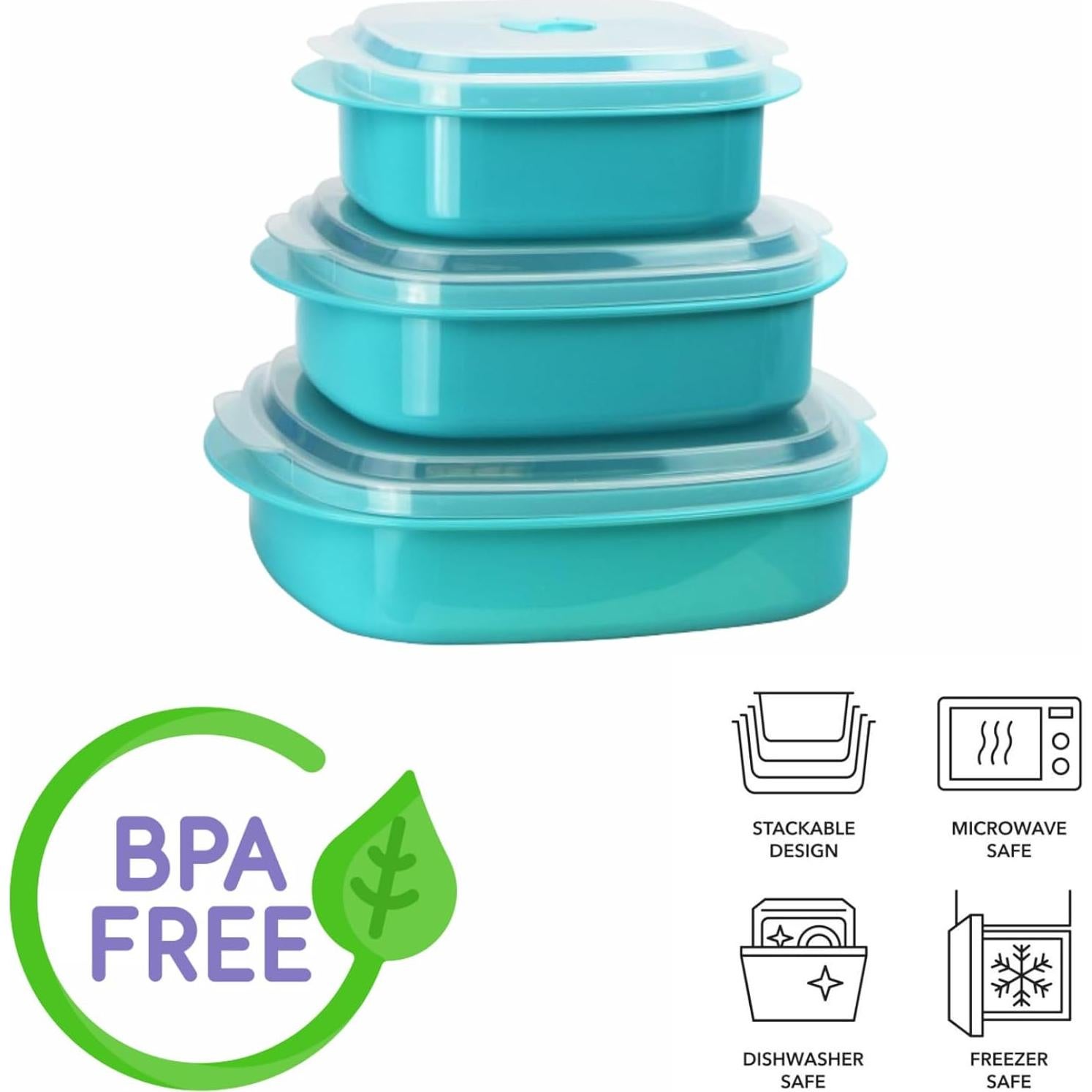 Juego de Utensilios de Cocina Reston Lloyd 6 Piezas Turquesa