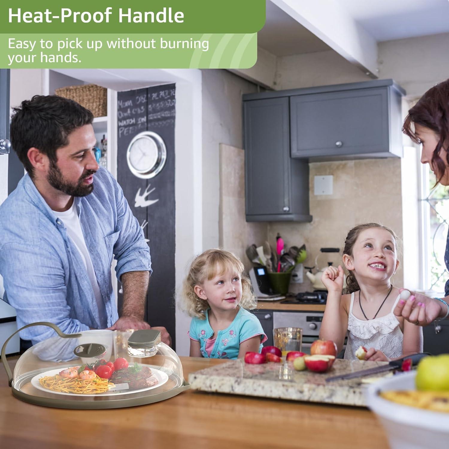 Cubierta para salpicaduras NUTIKAS 25,4 cm con vapor