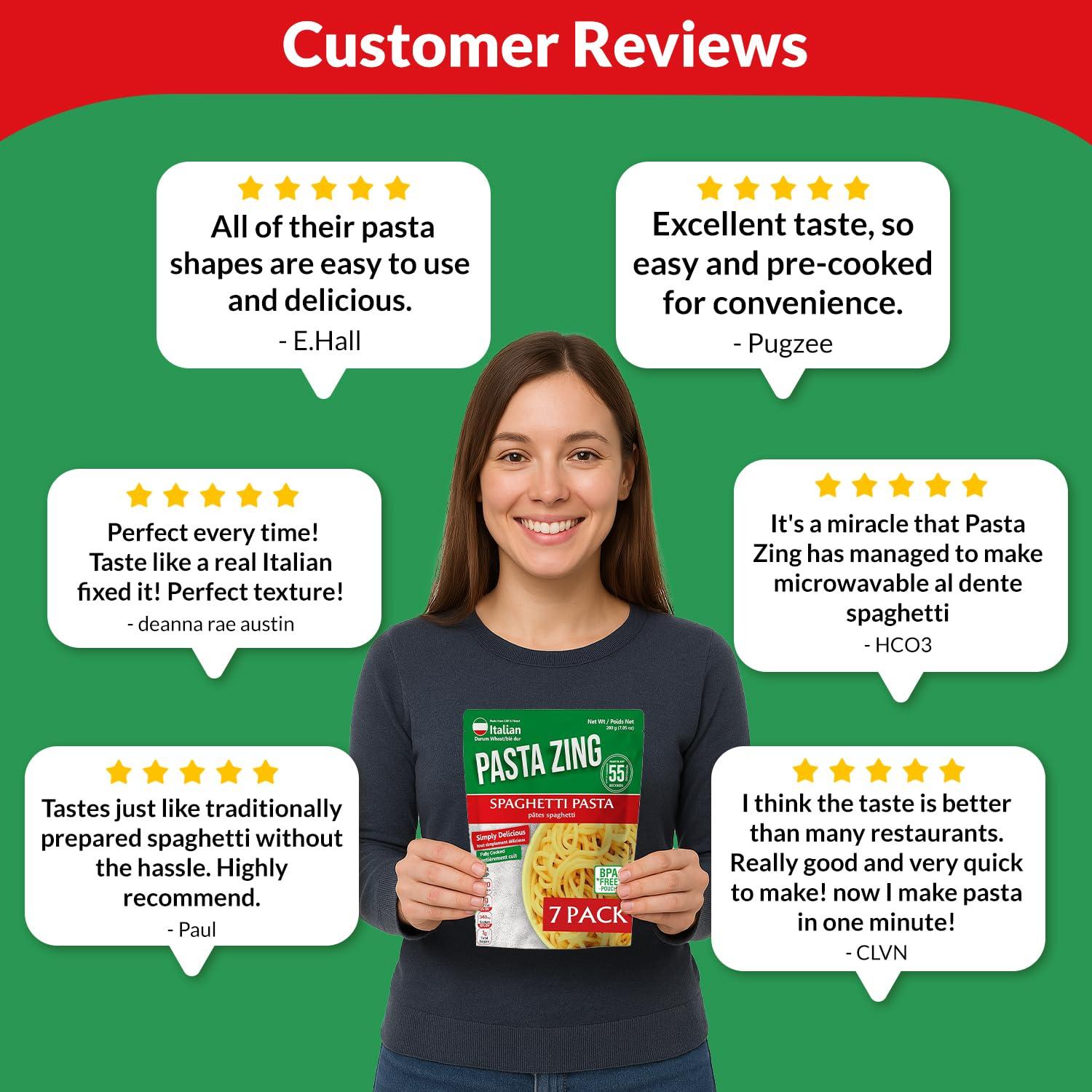 Pasta Zing Espagueti 100% Trigo Duro Italiano 200g