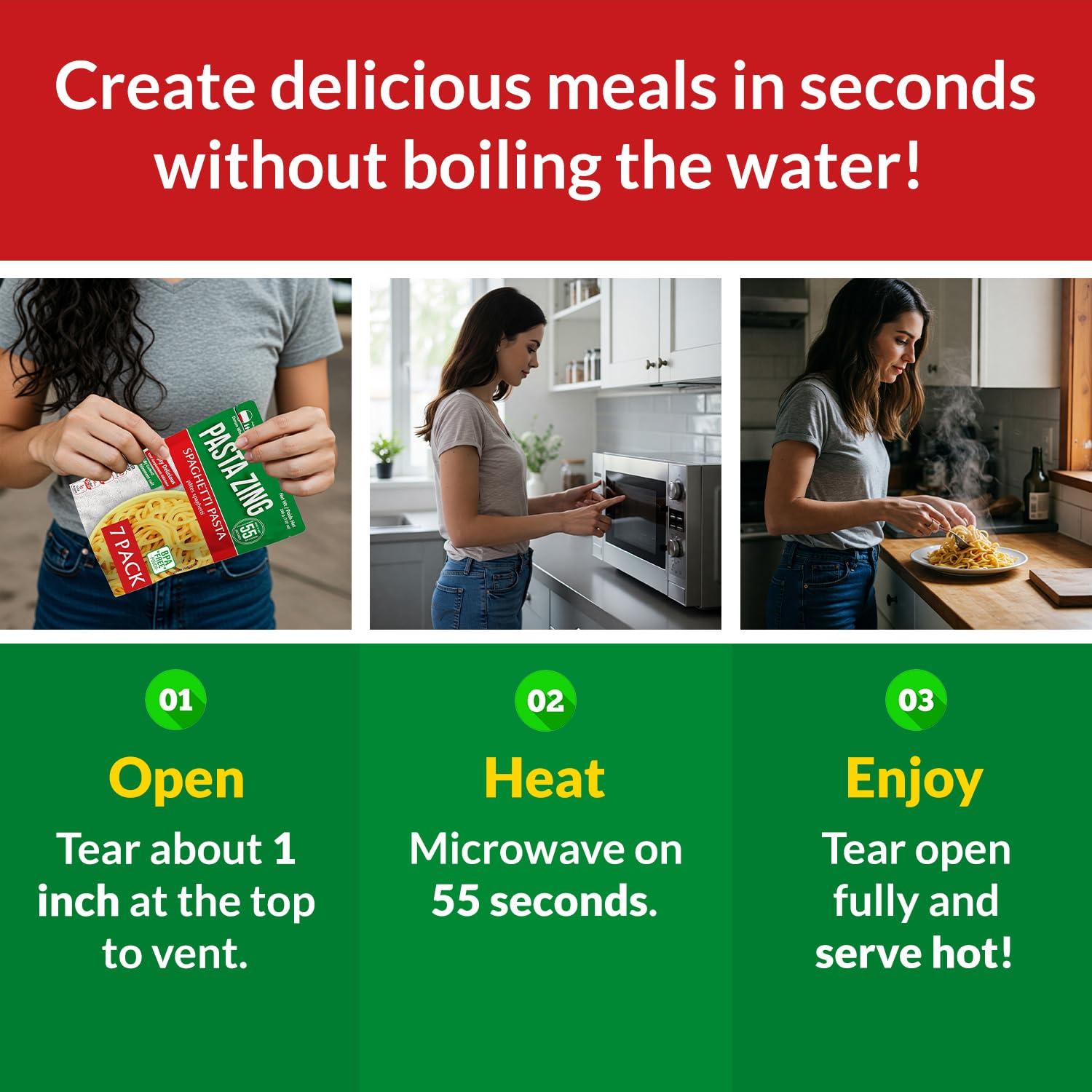 Pasta Zing Espagueti 100% Trigo Duro Italiano 200g