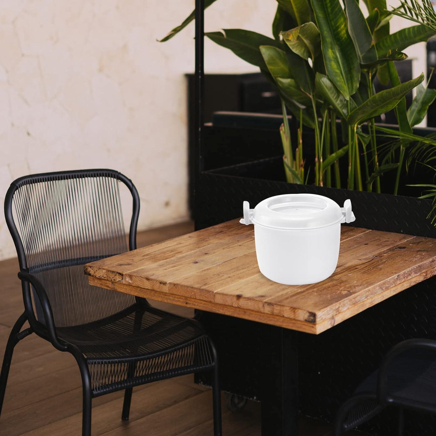 Cocinero de Arroz de Microondas Hemoton 8 Tazas Azul