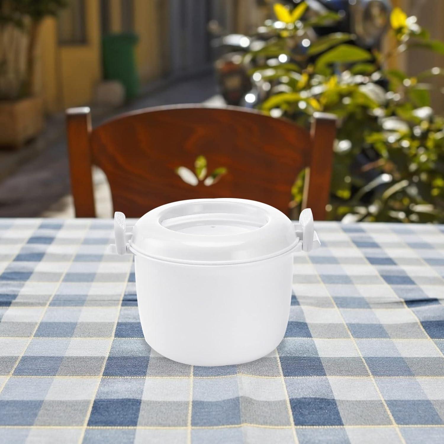 Cocinero de Arroz de Microondas Hemoton 8 Tazas Azul