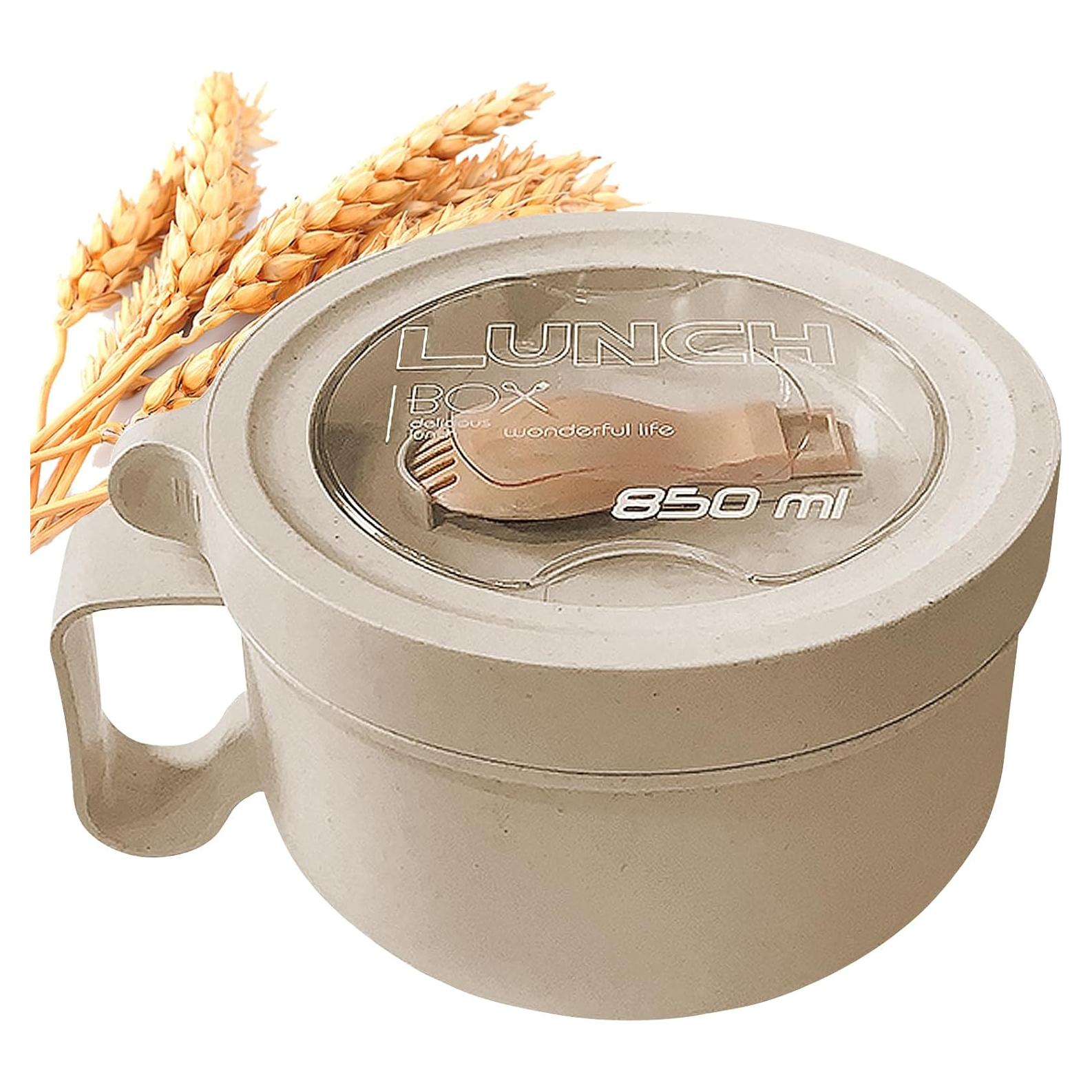 Tazón de sopa MUUBOOX 0.82 kg con tapa para microondas