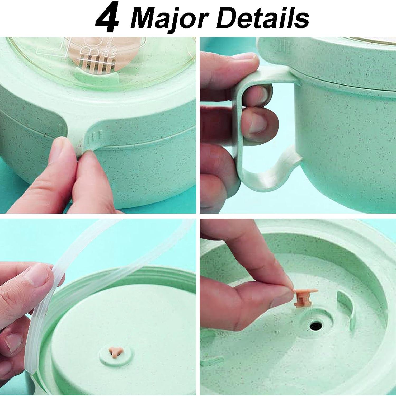 Tazón de sopa MUUBOOX 0.82 kg con tapa para microondas