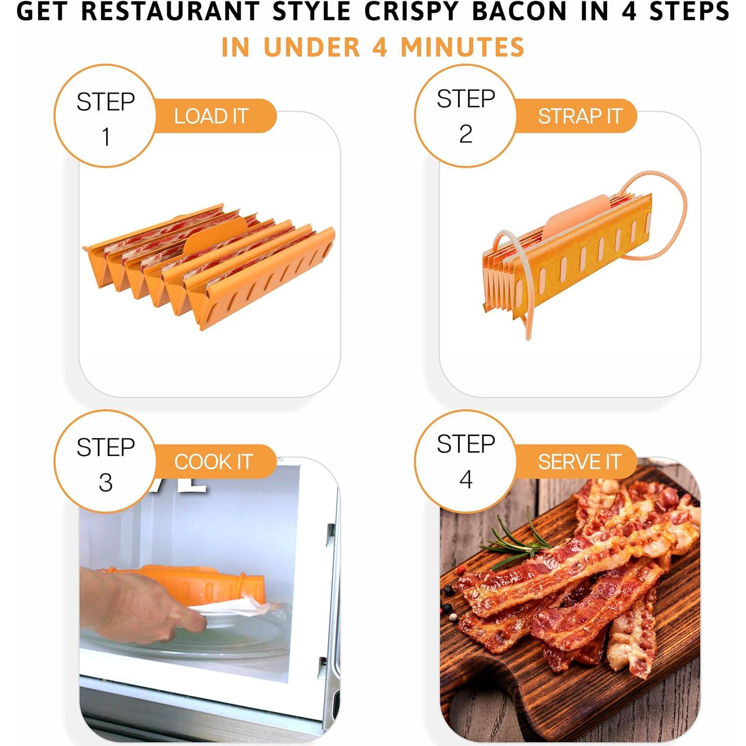 Cocinador de Tocino Bad Boy para Microondas - 1 Paquete