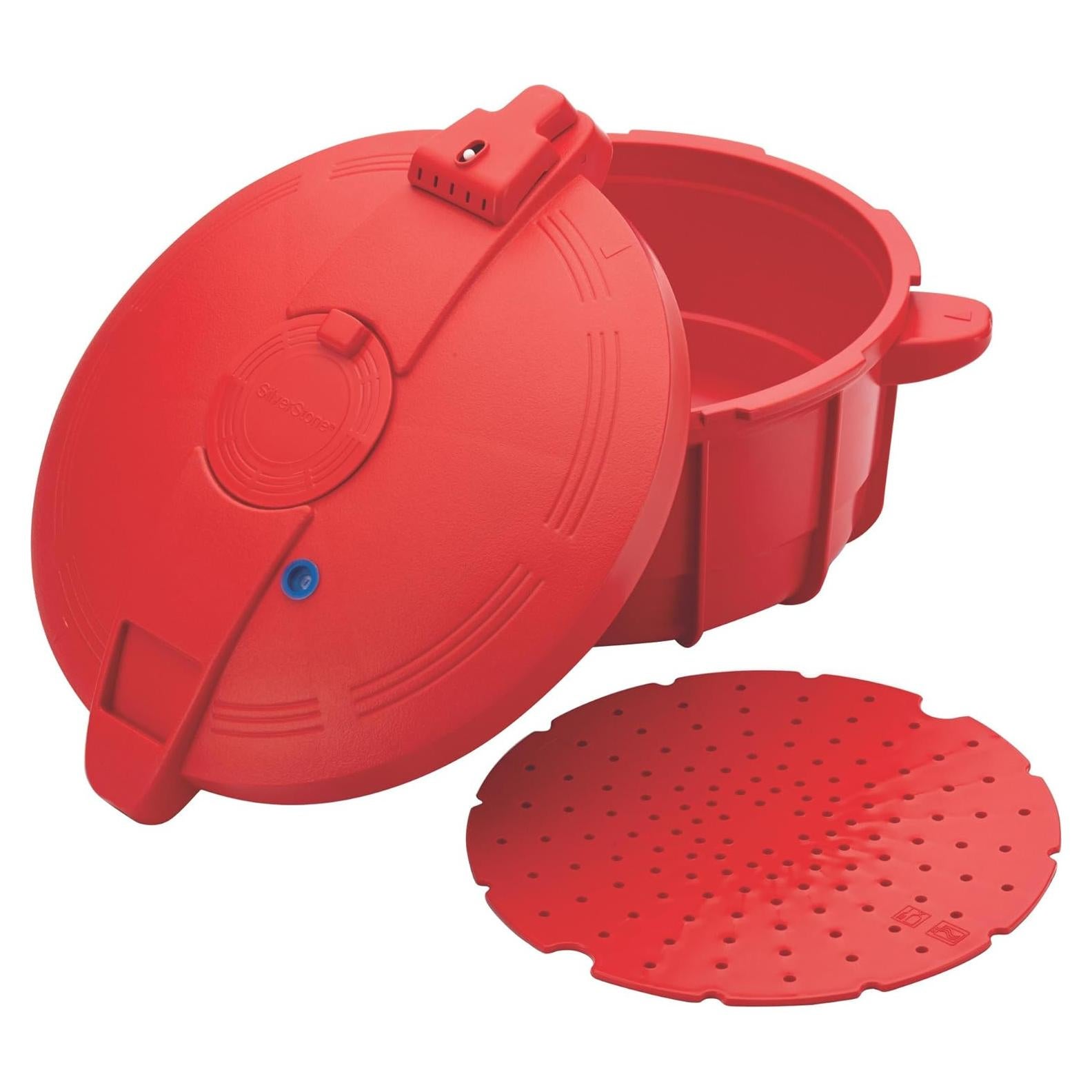 Olla a Presión Microondas SilverStone 3.4L Roja BPA Free