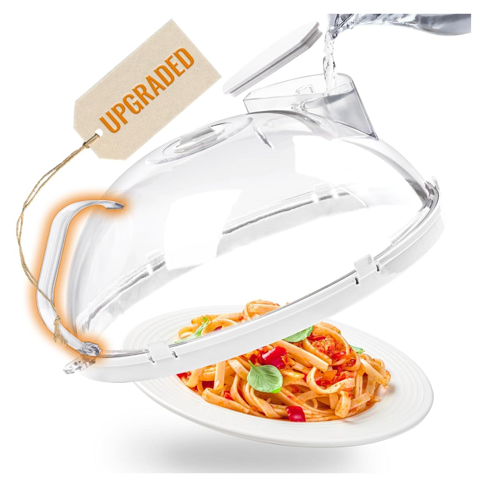 Cubierta de Microondas Gracenal 26.4 cm Beige con Mango